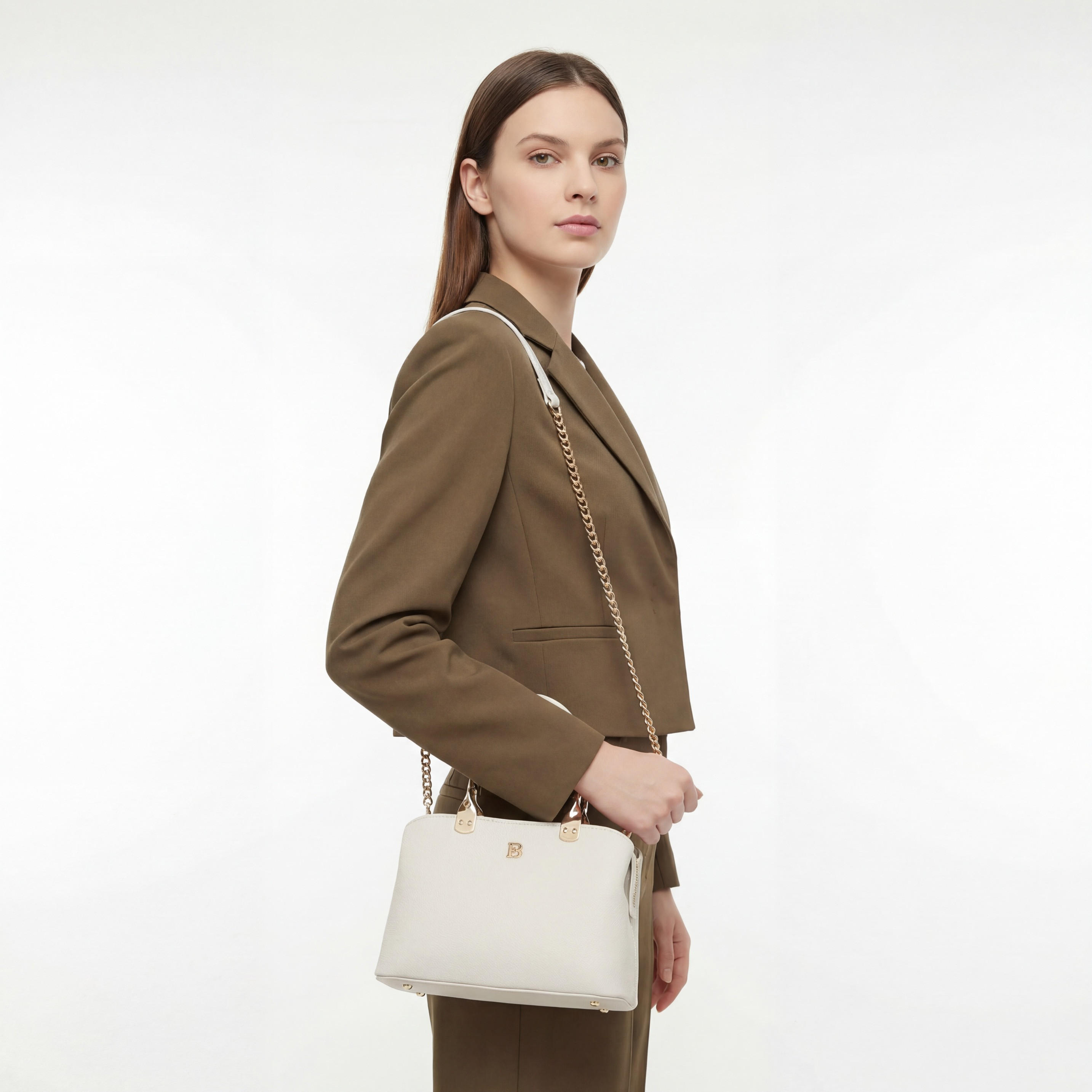 Flora Bella Logo Embossed Crossbody Bag with Chain Strap-women-bagsandwallets-handbags-image-2