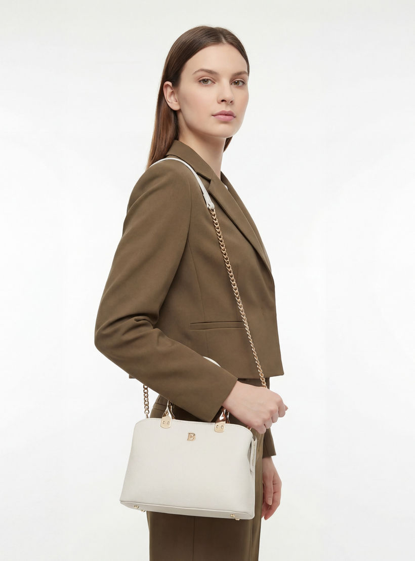 Flora Bella Logo Embossed Crossbody Bag with Chain Strap-women-bagsandwallets-handbags-image-2
