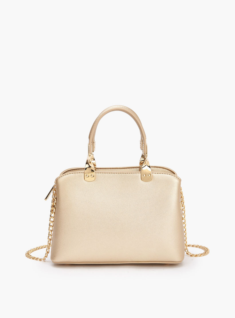 شنطة كروس بودي بشعار منقوش وحزام سلسلة من فلورا بيلا-women-bagsandwallets-handbags-image-6