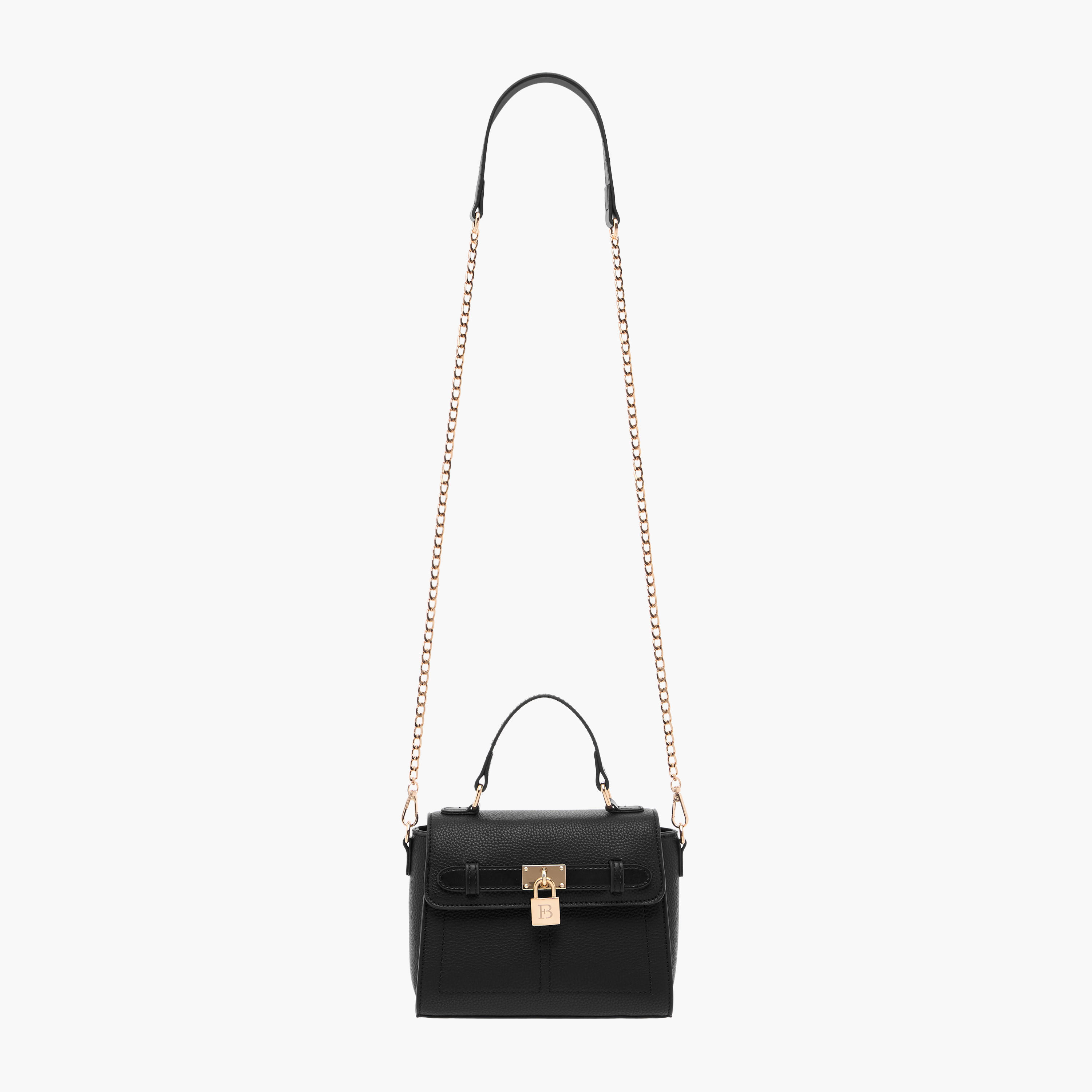 Flora Bella Textured Satchel Bag with Grab Handle and Button Closure-women-bagsandwallets-handbags-image-2