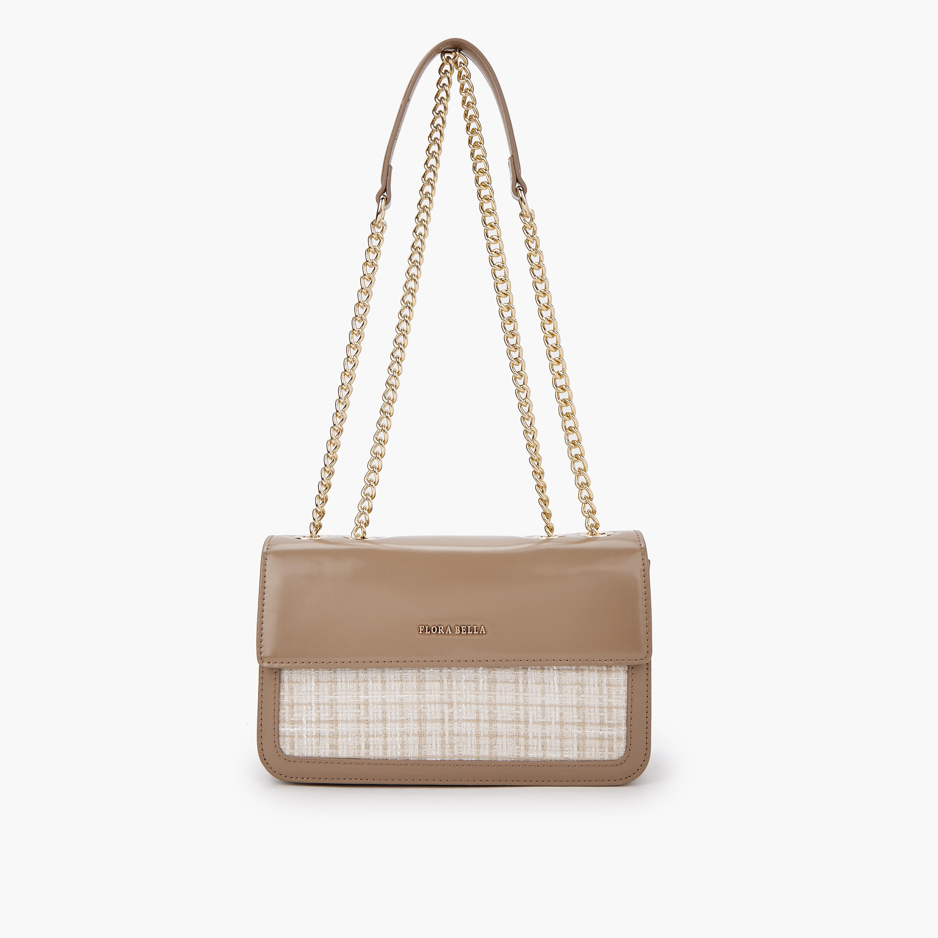 Flora Bella Panelled Crossbody Bag with Chain Strap-women-bagsandwallets-handbags-image-1