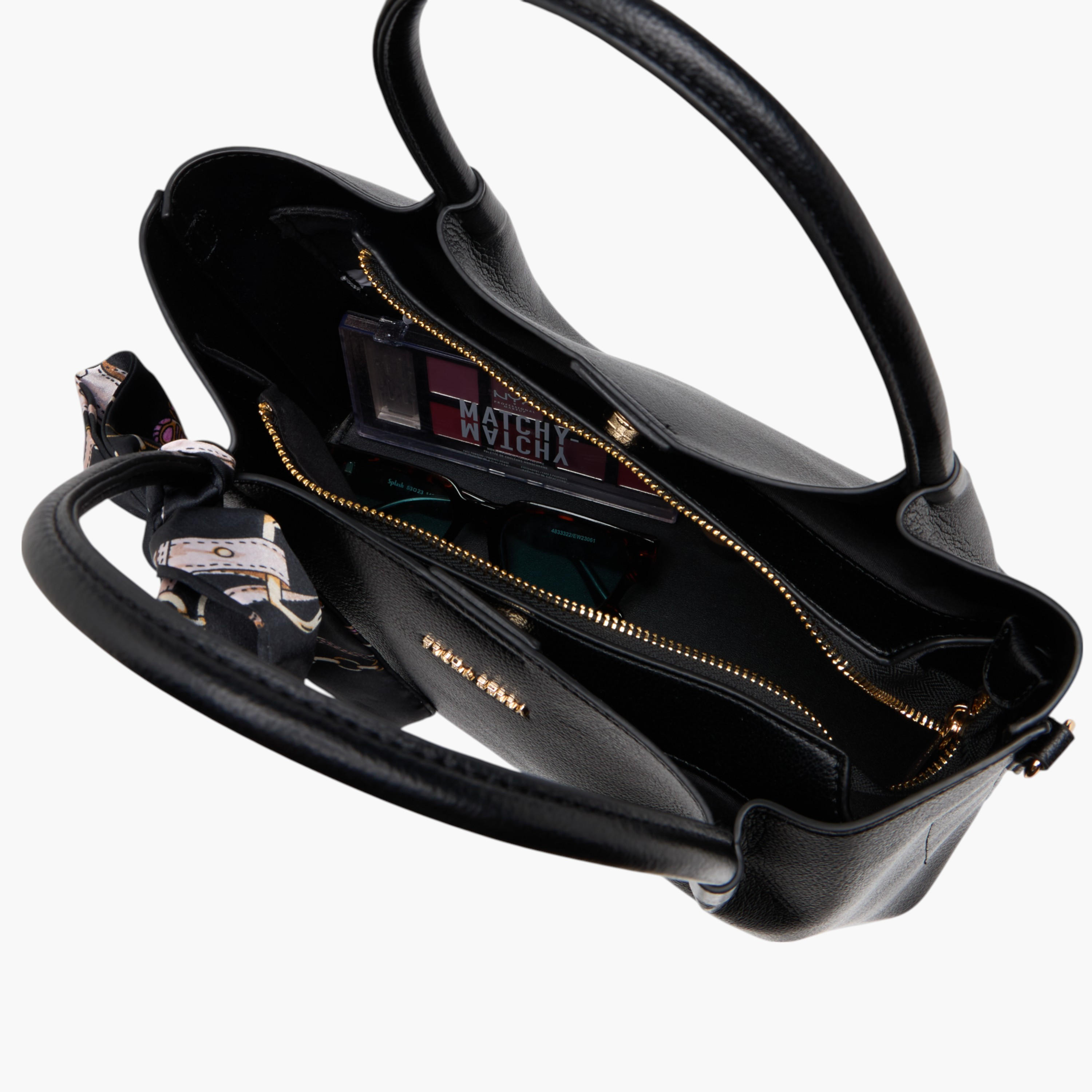 Flora Bella Solid Tote Bag with Scarf Accent and Detachable Strap-women-bagsandwallets-handbags-image-10
