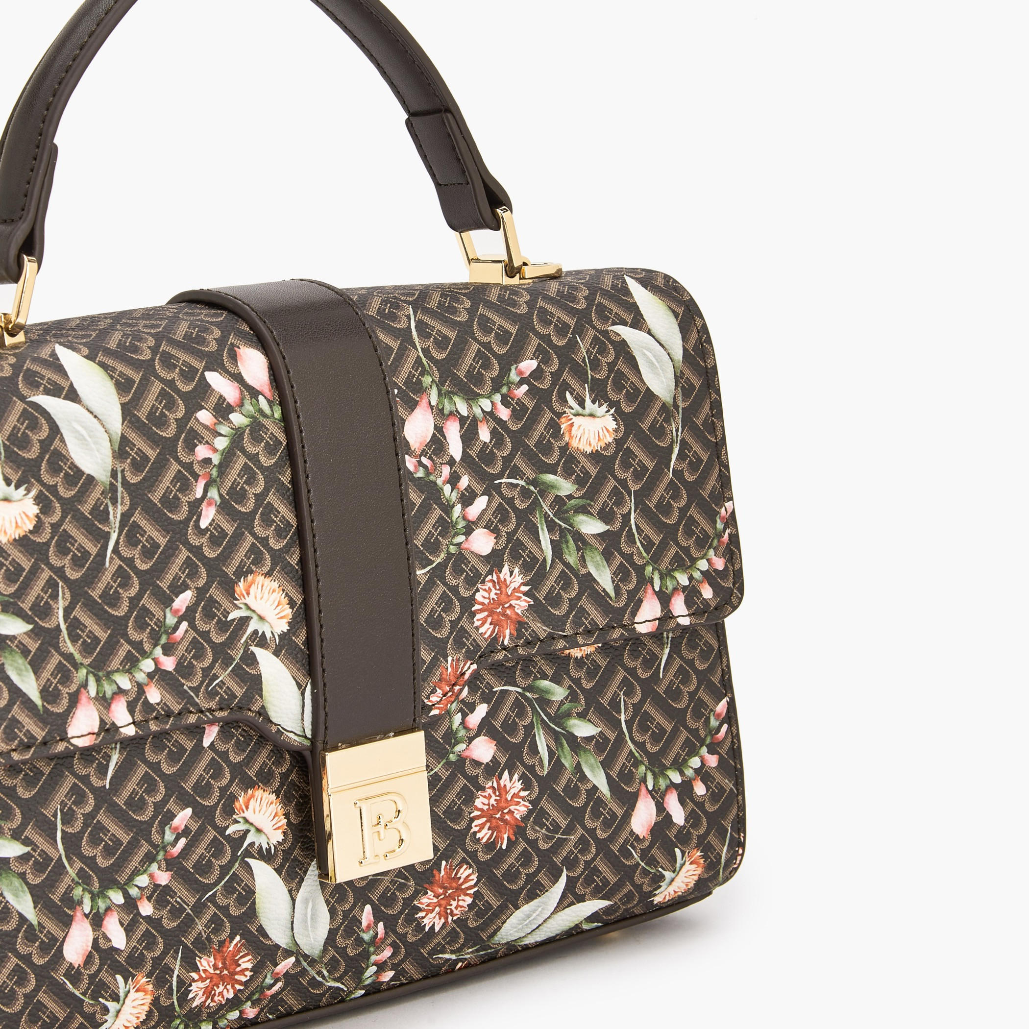Flora Bella Floral Monogram Print Satchel Bag-women-bagsandwallets-handbags-image-4