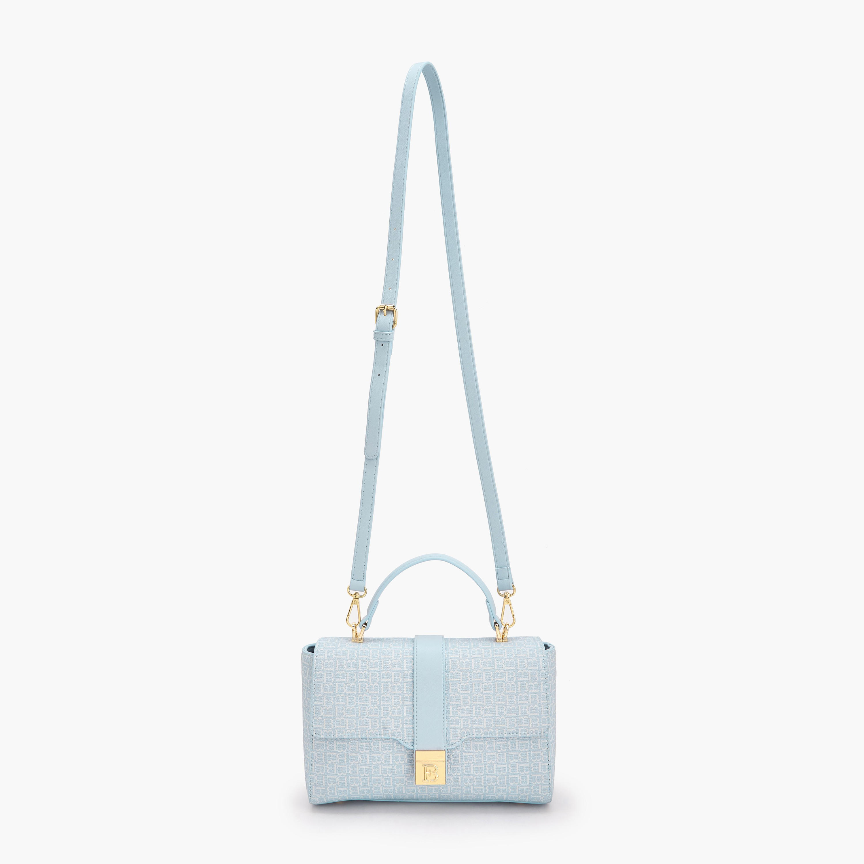 شنطة ساتشيل بطبعات مونوجرام من فلورا بيلا-women-bagsandwallets-handbags-image-2