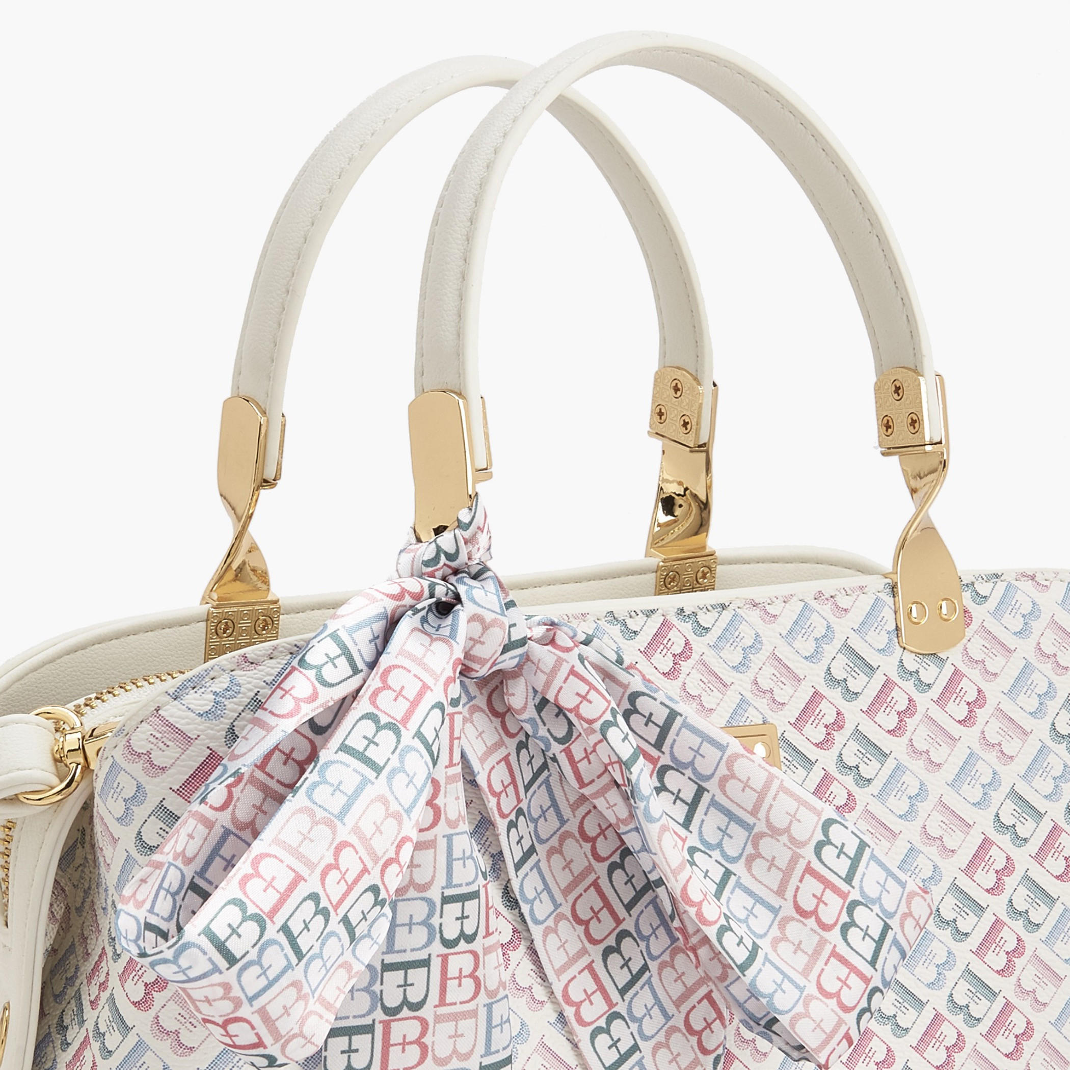 Flora Bella Monogram Print Tote Bag with Scarf Accent-women-bagsandwallets-handbags-image-5