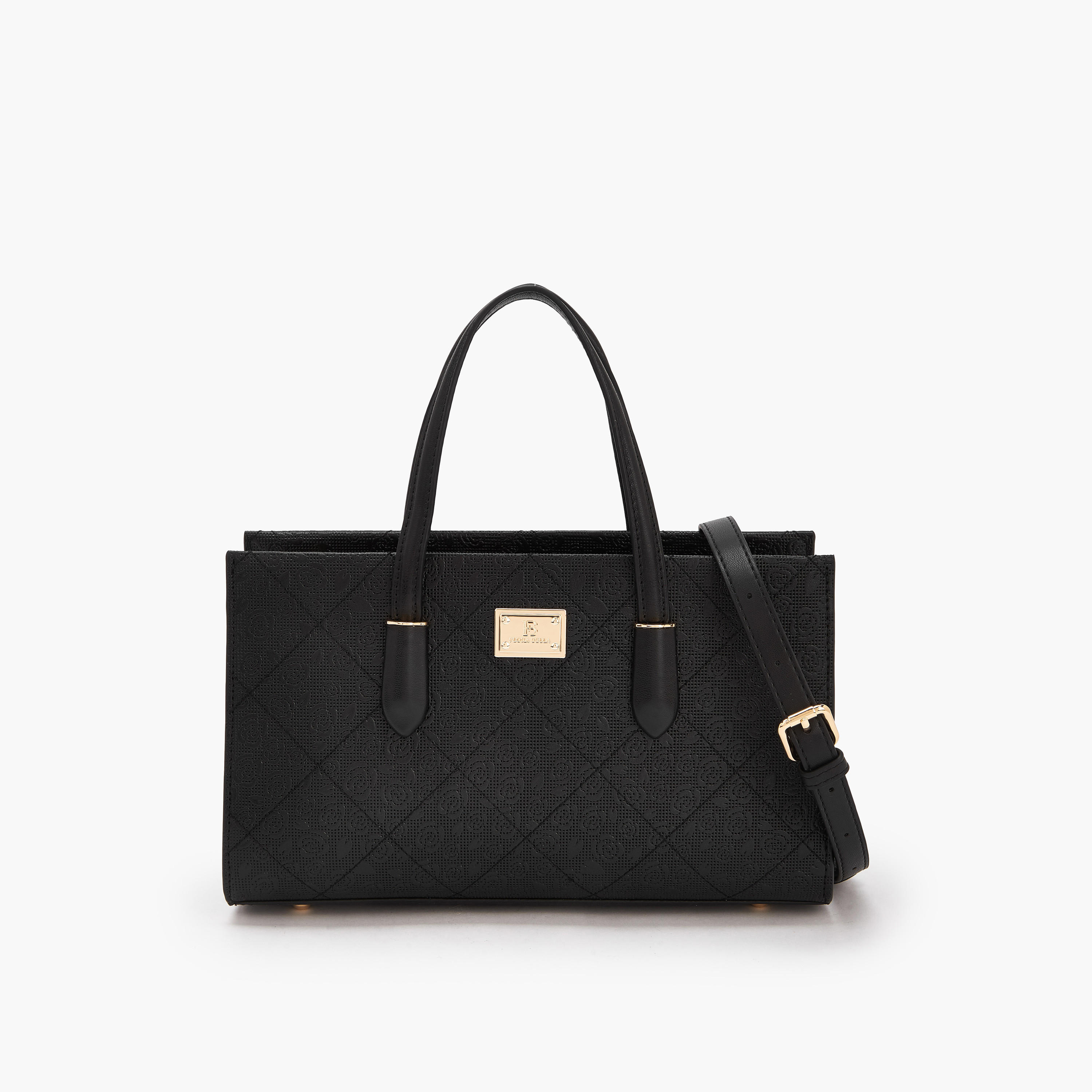 Flora Bella Floral Textured Tote Bag with Detachable Strap-women-bagsandwallets-handbags-image-1