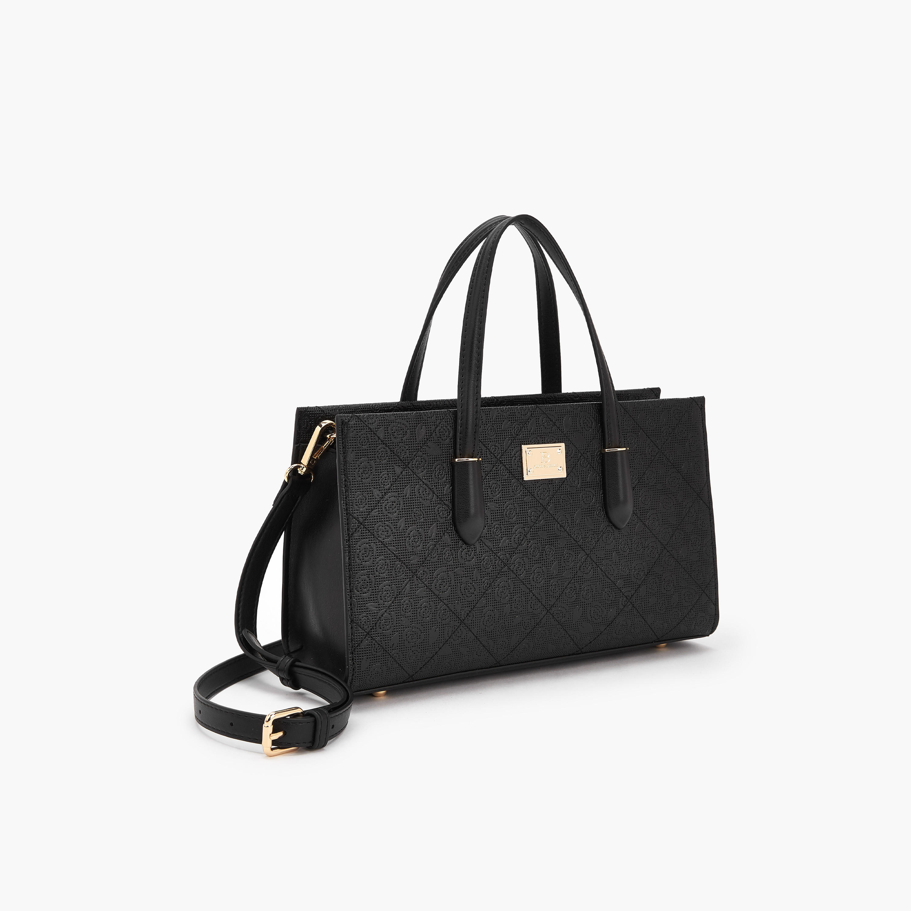 Flora Bella Floral Textured Tote Bag with Detachable Strap-women-bagsandwallets-handbags-image-4