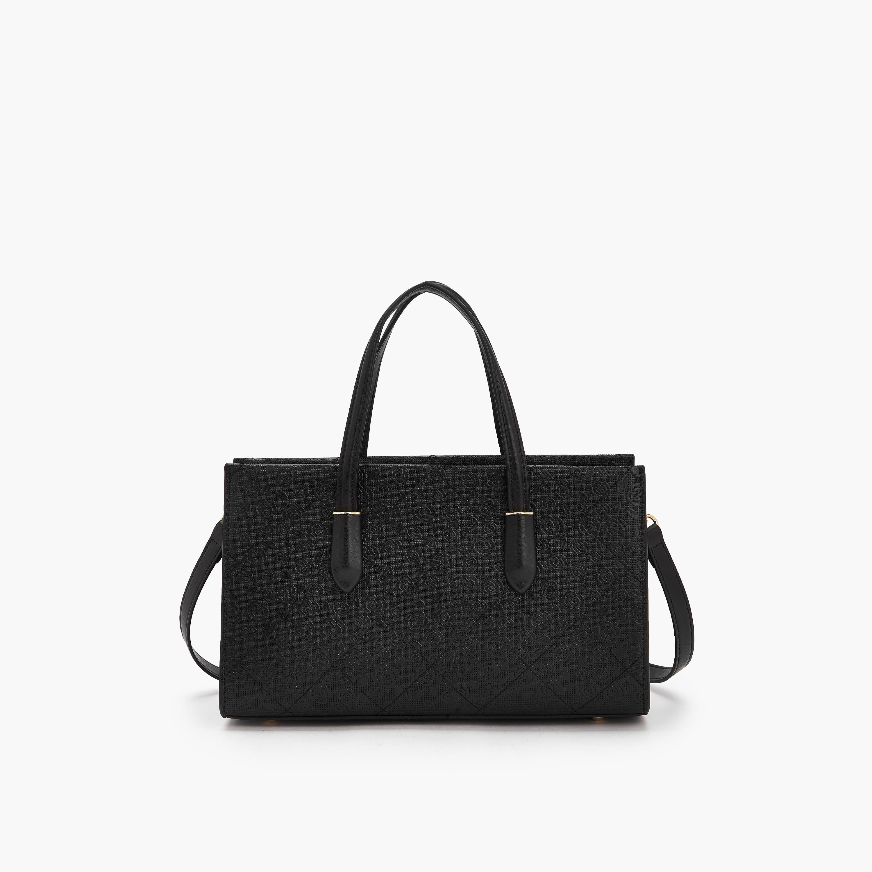 Flora Bella Floral Textured Tote Bag with Detachable Strap-women-bagsandwallets-handbags-image-6