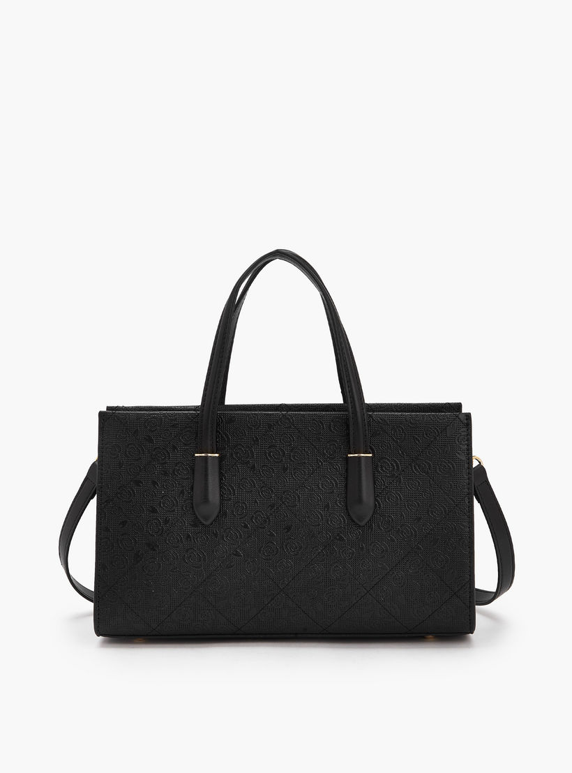 شنطة توتي بنمط أزهار بارز الملمس وحزام قابل للفصل من فلورا بيلا-women-bagsandwallets-handbags-image-6
