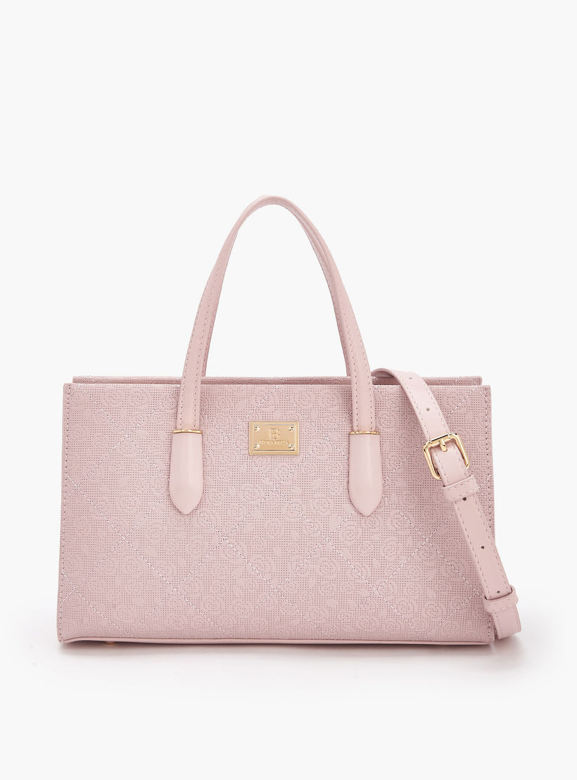 Flora Bella Floral Textured Tote Bag with Detachable Strap-women-bagsandwallets-handbags-image-1
