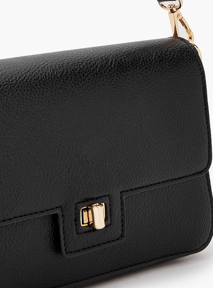 شنطة كروس بودي سادة بحزام سلسلة قابلة للفصل من فلورا بيلا-women-bagsandwallets-handbags-image-4