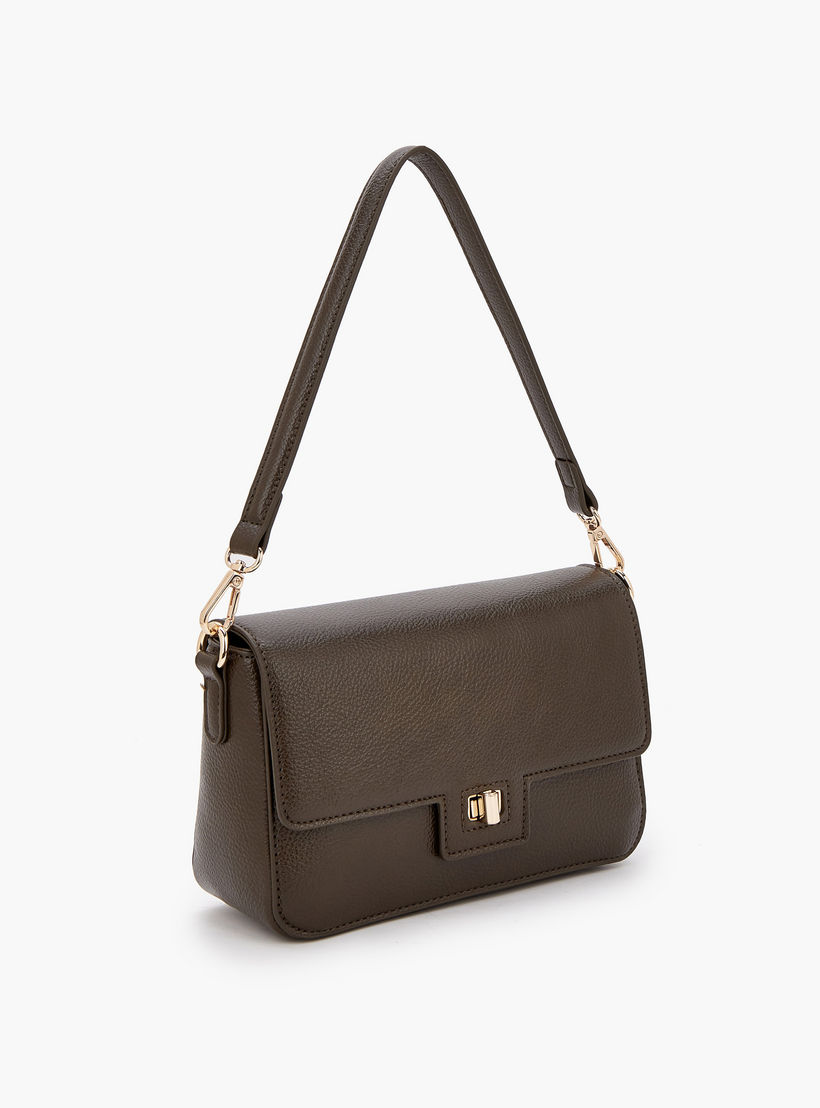 شنطة كروس بودي سادة بحزام سلسلة قابلة للفصل من فلورا بيلا-women-bagsandwallets-handbags-image-4