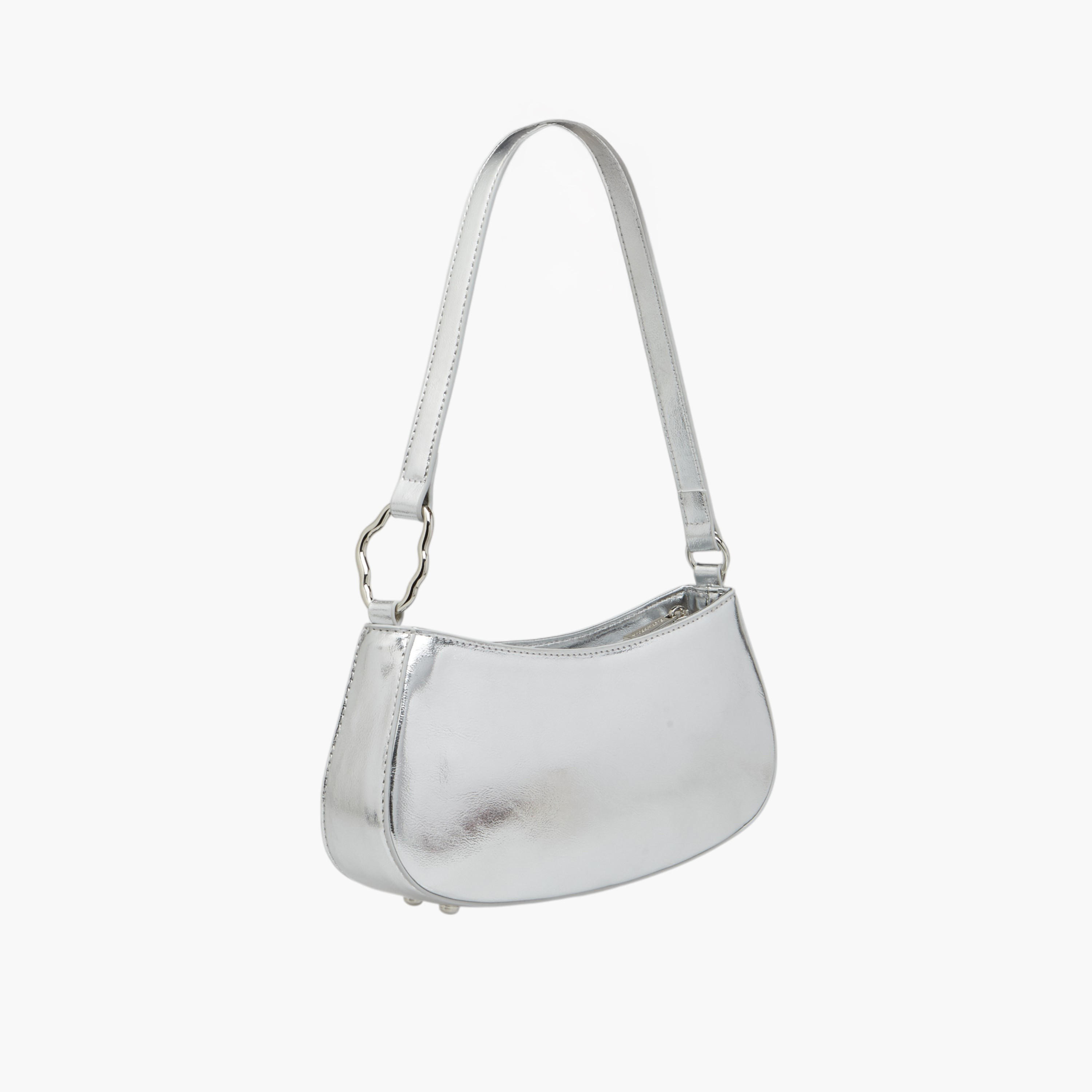 Flora Bella Solid Shoulder Bag with Zip Closure-women-bagsandwallets-handbags-image-3