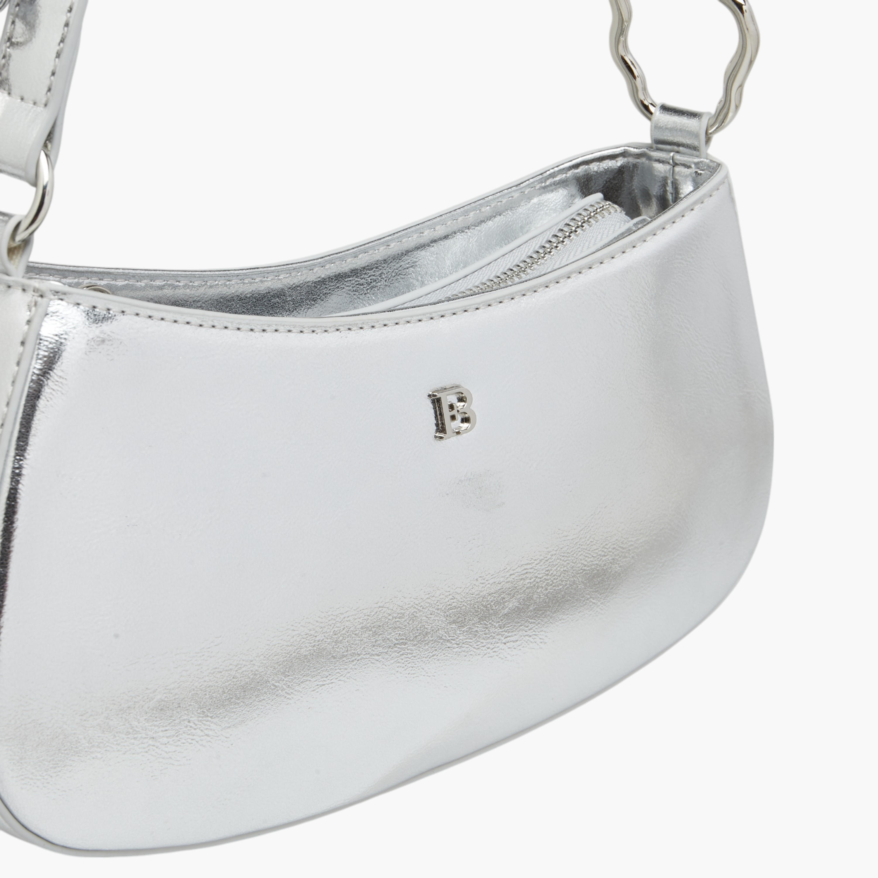Flora Bella Solid Shoulder Bag with Zip Closure-women-bagsandwallets-handbags-image-4