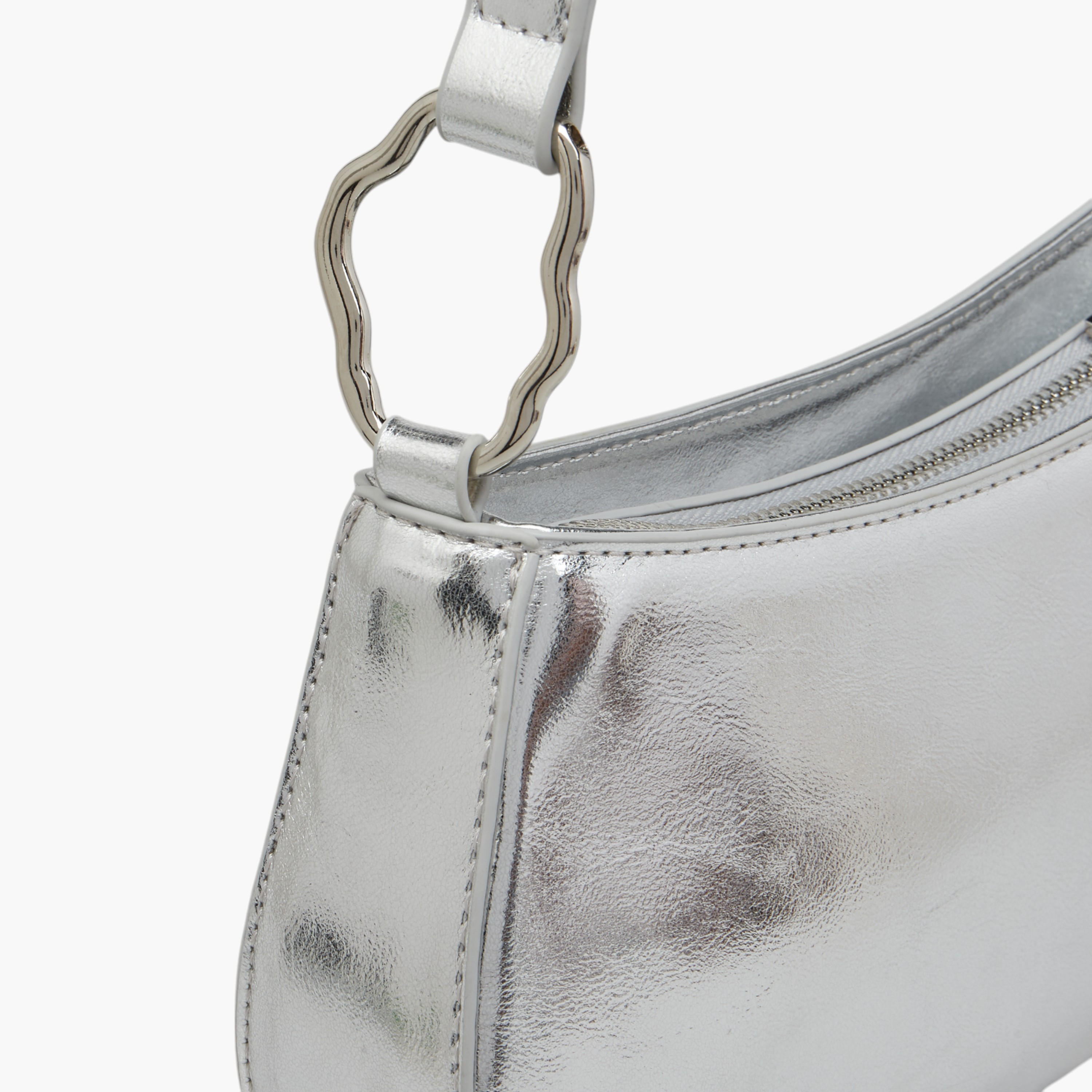 Flora Bella Solid Shoulder Bag with Zip Closure-women-bagsandwallets-handbags-image-5