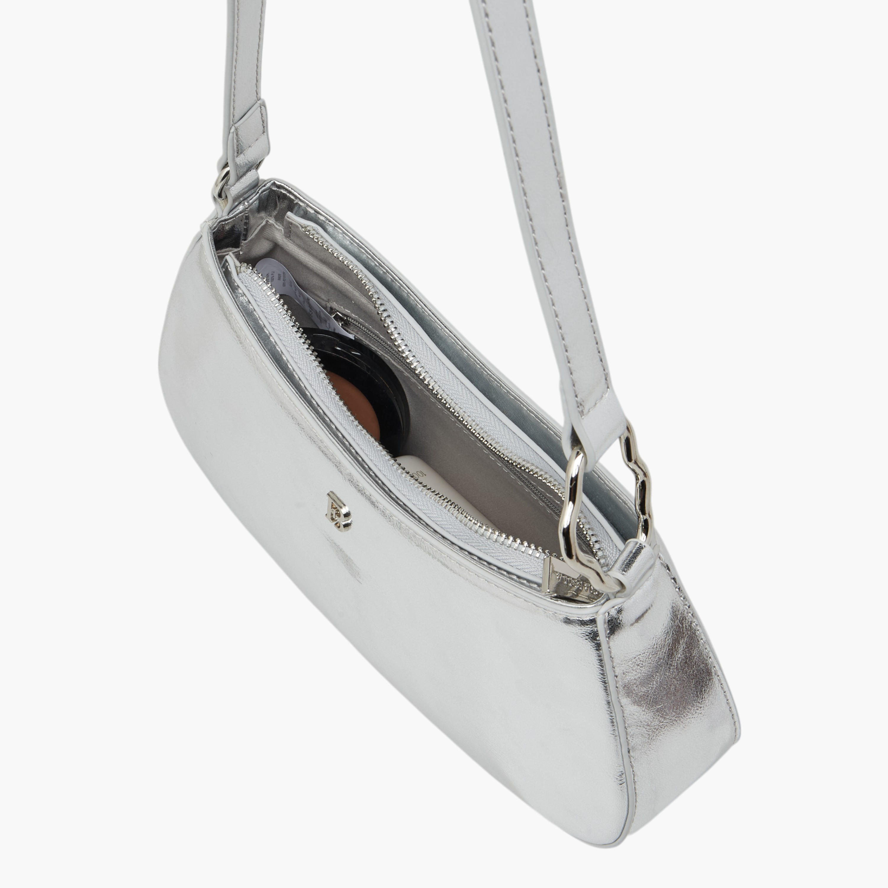 Flora Bella Solid Shoulder Bag with Zip Closure-women-bagsandwallets-handbags-image-7