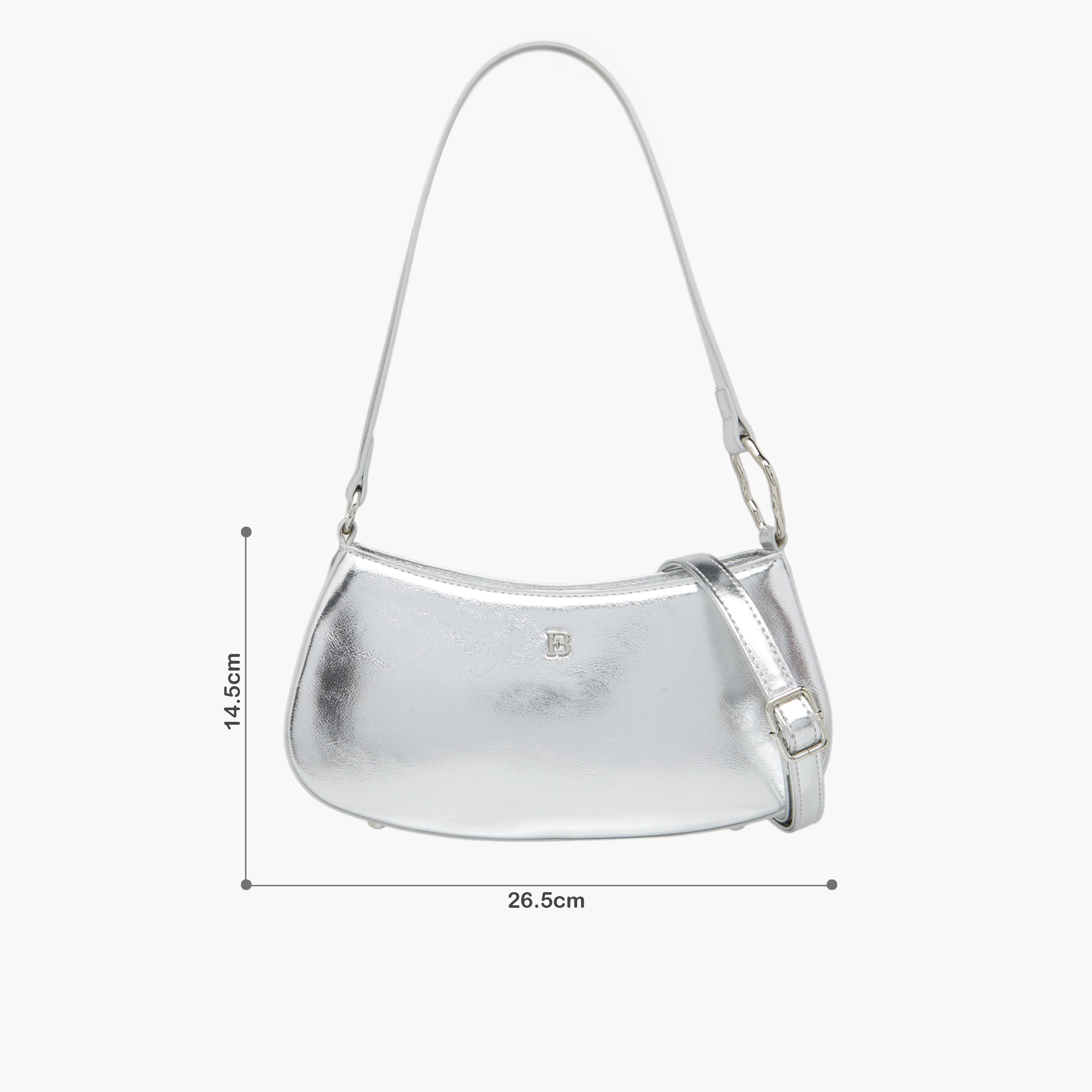 Flora Bella Solid Shoulder Bag with Zip Closure-women-bagsandwallets-handbags-image-8