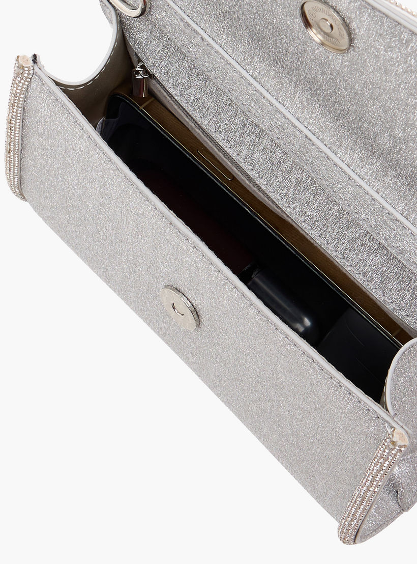 Flora Bella Embellished Crossbody Bag with Detachable Chain Strap and Flap Closure-women-bagsandwallets-handbags-image-7