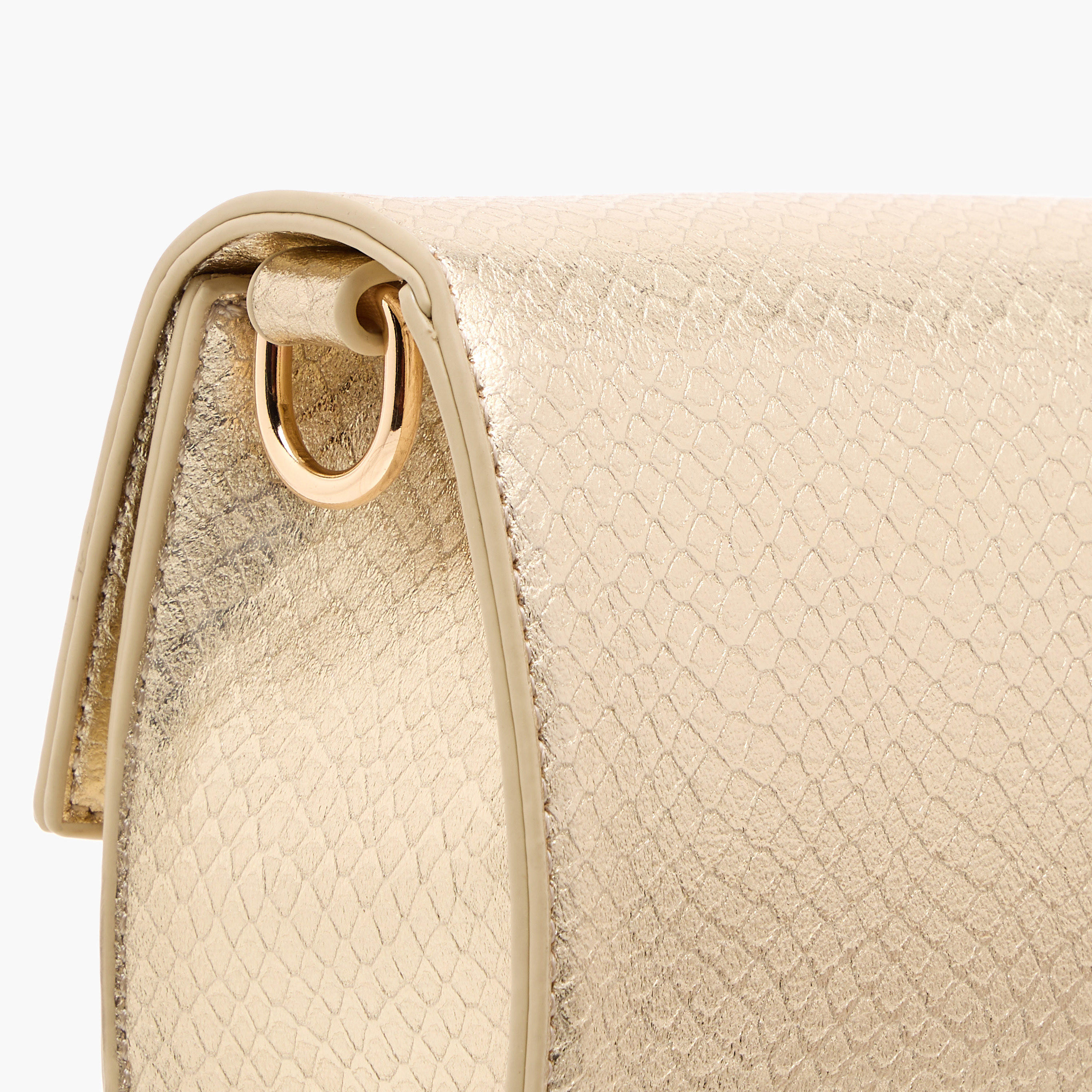 شنطة كروس بودي بارزة الملمس بحزام سلسلة قابل للفصل وطية إغلاق من فلورا بيلا-women-bagsandwallets-handbags-image-5