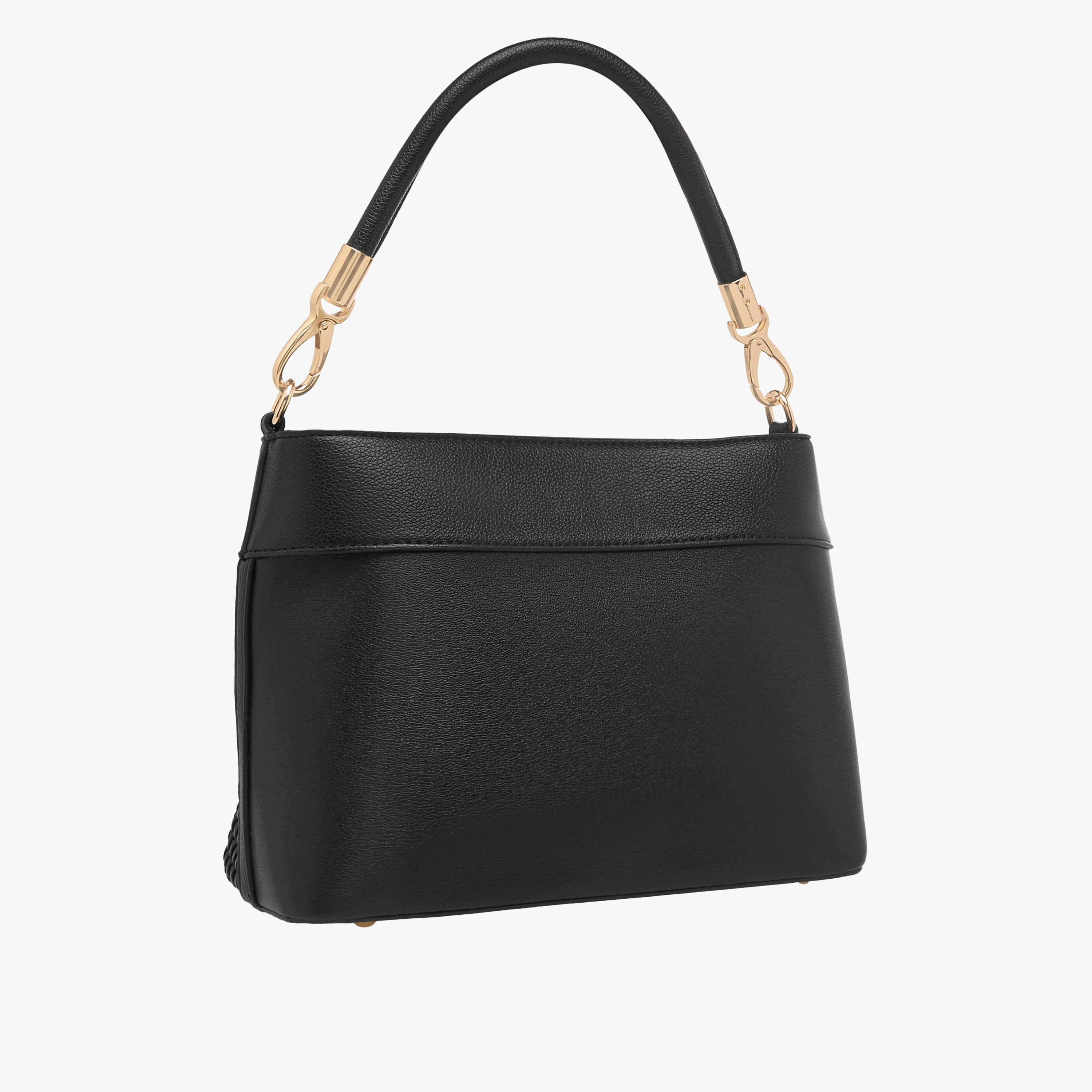 Flora Bella Textured Shoulder Bag with Zip Closure and Adjustable Strap-women-bagsandwallets-handbags-image-3