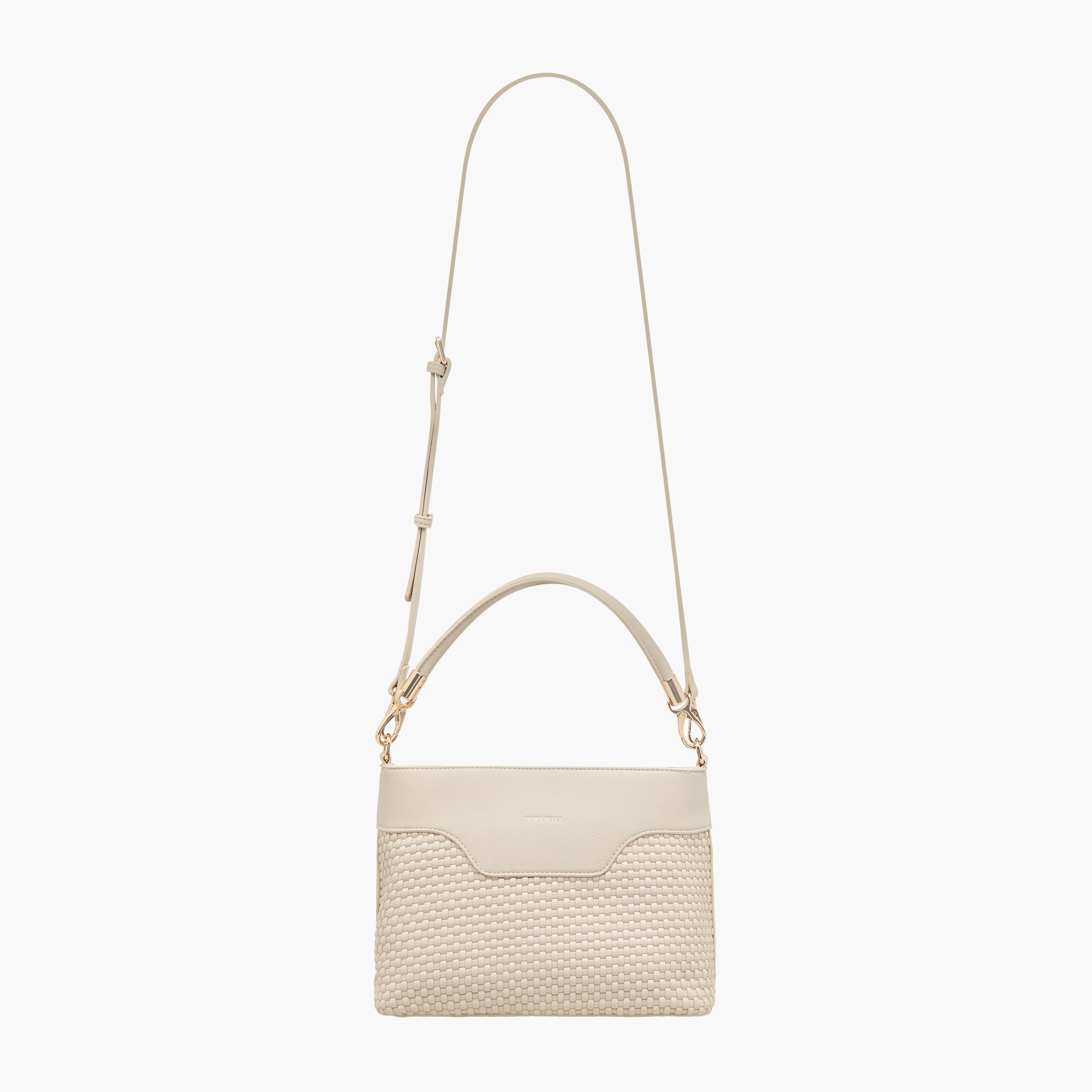Flora Bella Textured Shoulder Bag with Zip Closure and Adjustable Strap-women-bagsandwallets-handbags-image-2