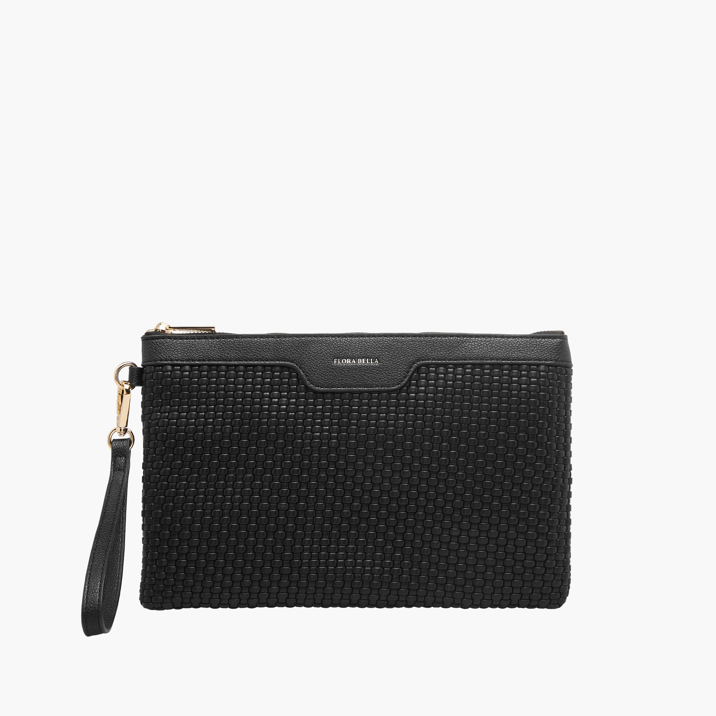 Flora Bella Textured Pouch with Zip Closure-women-bagsandwallets-wallets-image-1