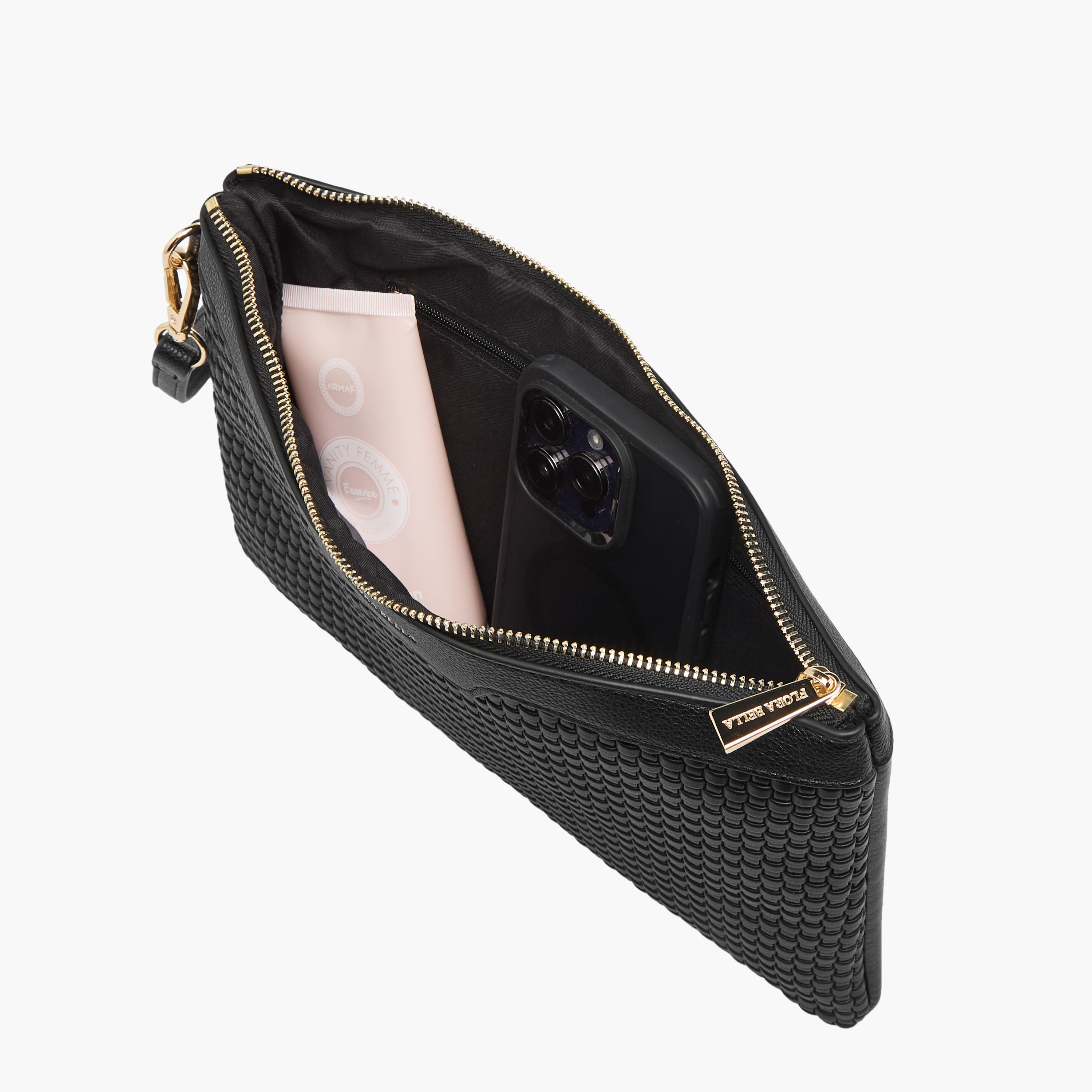 Flora Bella Textured Pouch with Zip Closure-women-bagsandwallets-wallets-image-8