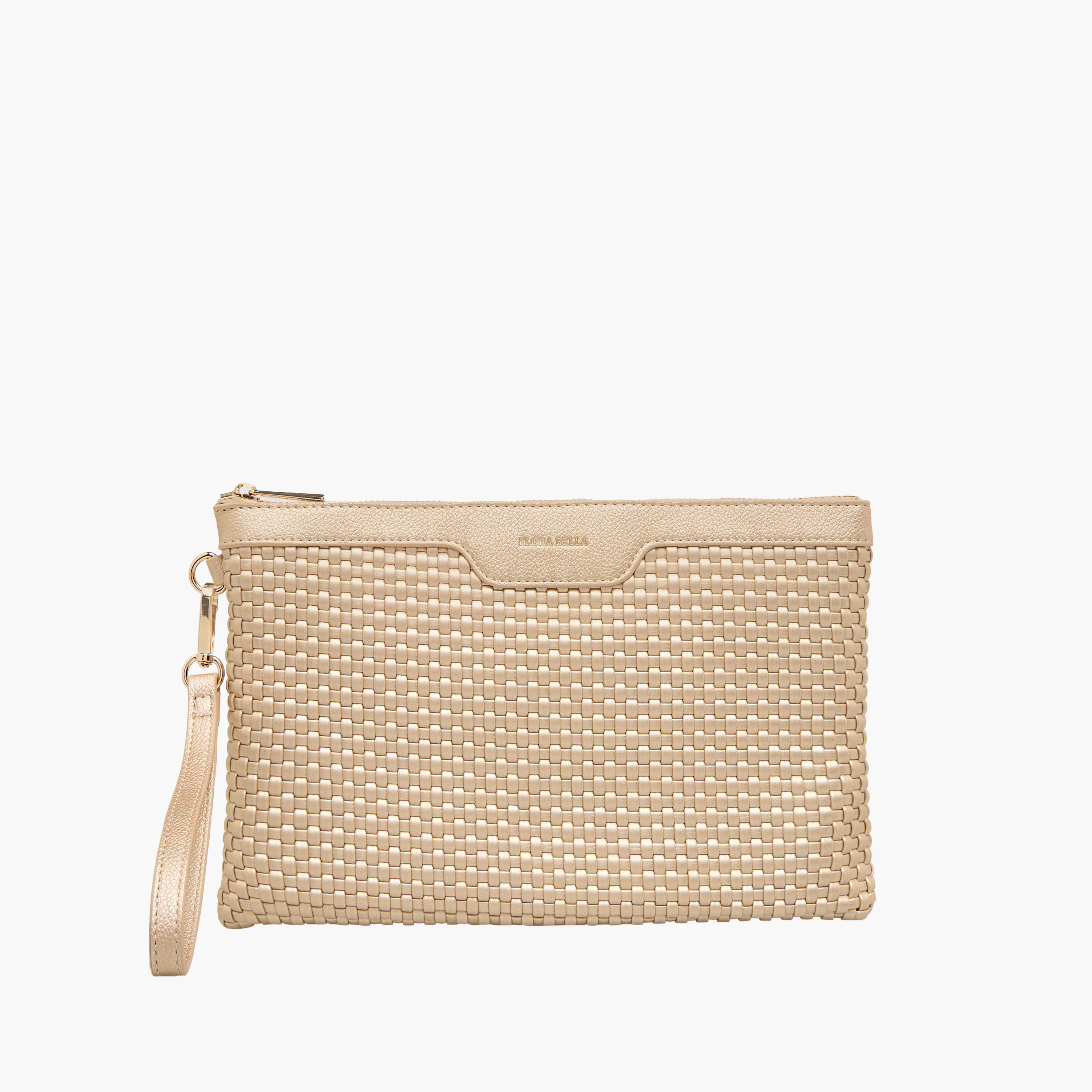 Flora Bella Textured Pouch with Zip Closure-women-bagsandwallets-wallets-image-1