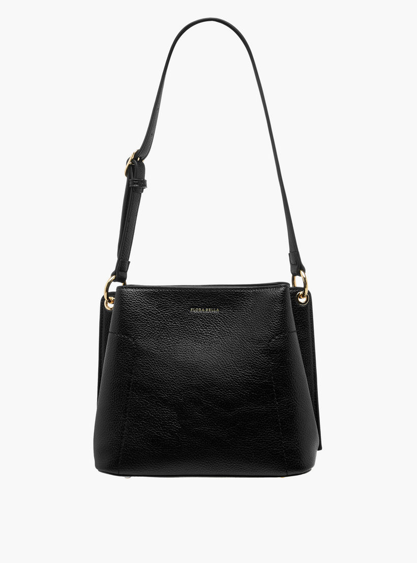 شنطة كتف سادة بحزام قابل للتعديل من فلورا بيلا-women-bagsandwallets-handbags-image-1