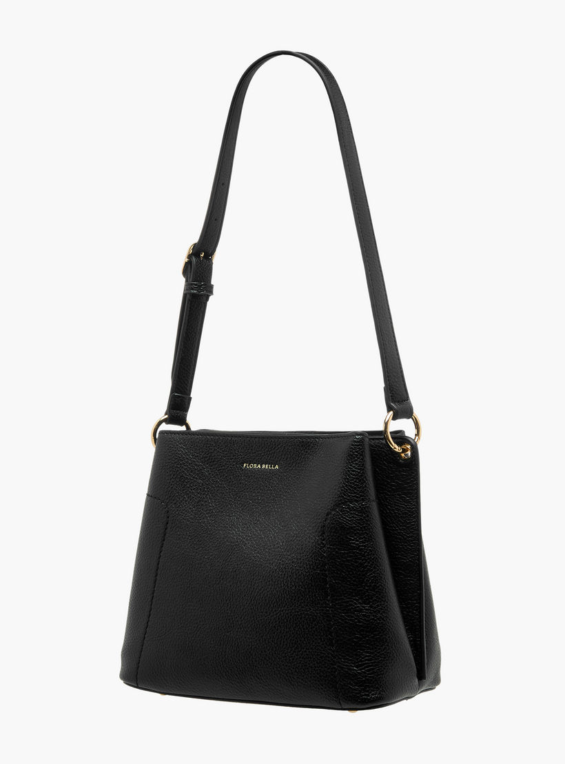 شنطة كتف سادة بحزام قابل للتعديل من فلورا بيلا-women-bagsandwallets-handbags-image-2
