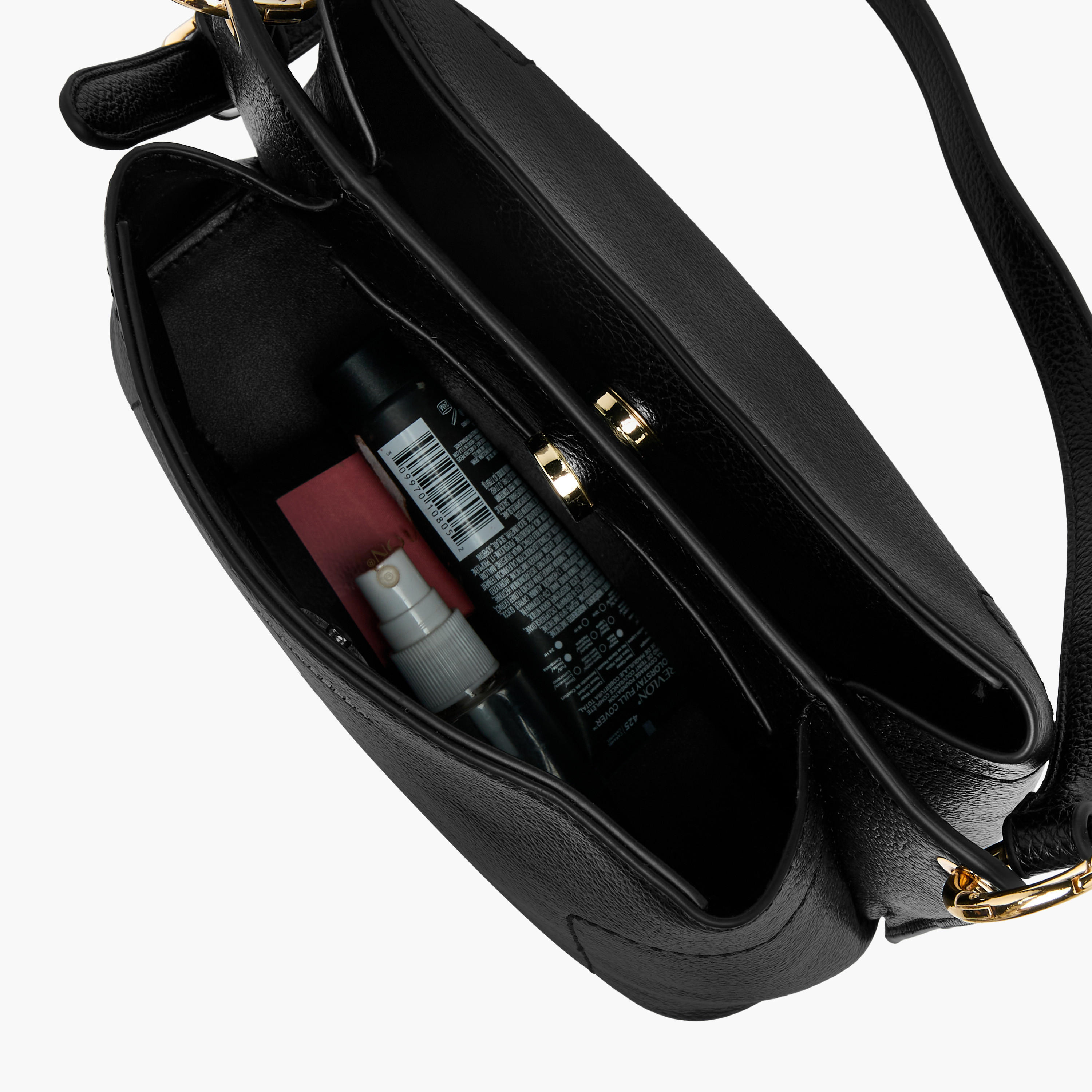 شنطة كتف سادة بحزام قابل للتعديل من فلورا بيلا-women-bagsandwallets-handbags-image-7