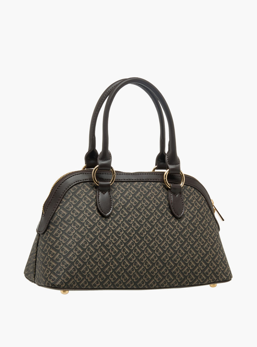 Flora Bella Monogram Print Tote Bag with Double Handle-women-bagsandwallets-handbags-image-4