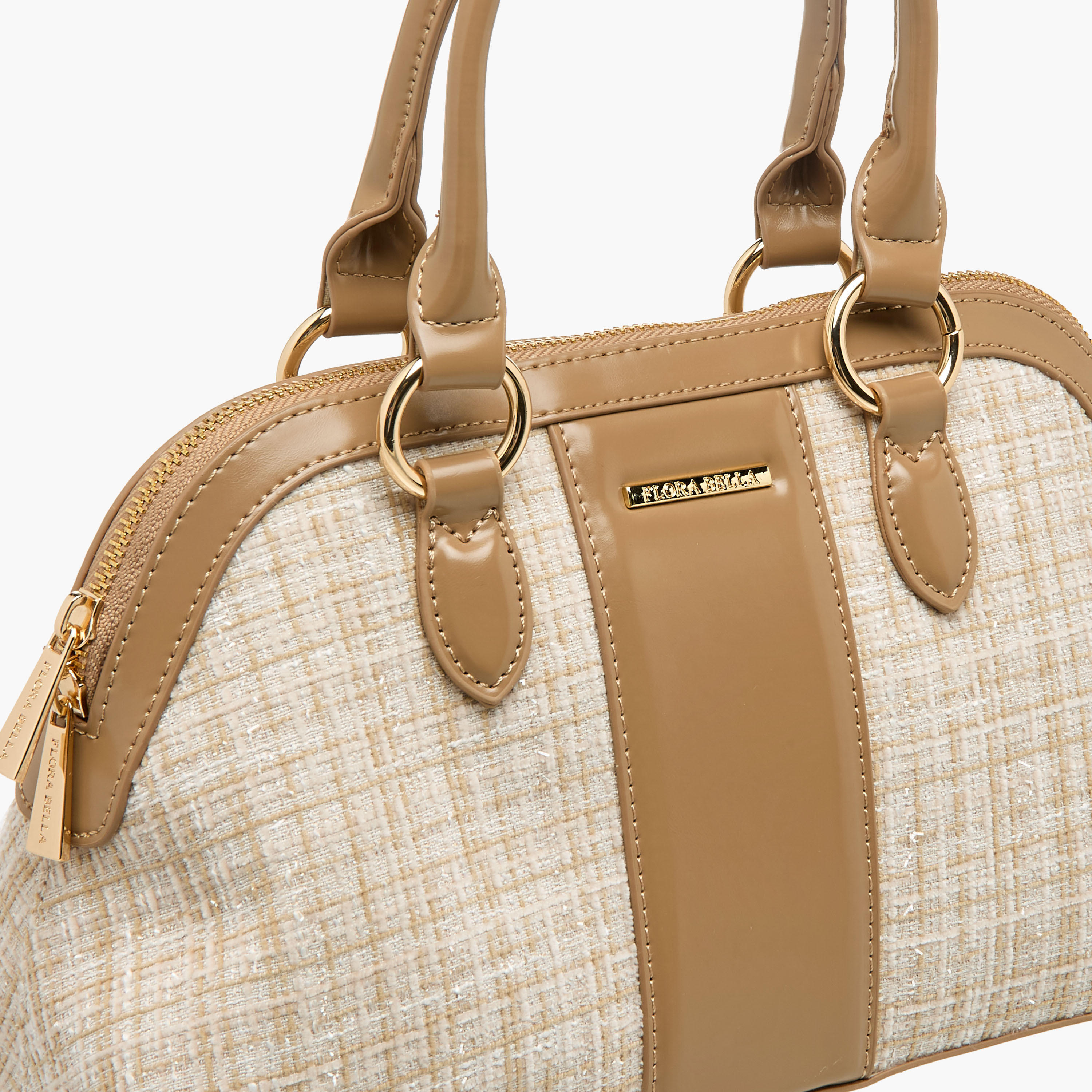 Flora Bella Textured Tote Bag with Double Handle-women-bagsandwallets-handbags-image-5