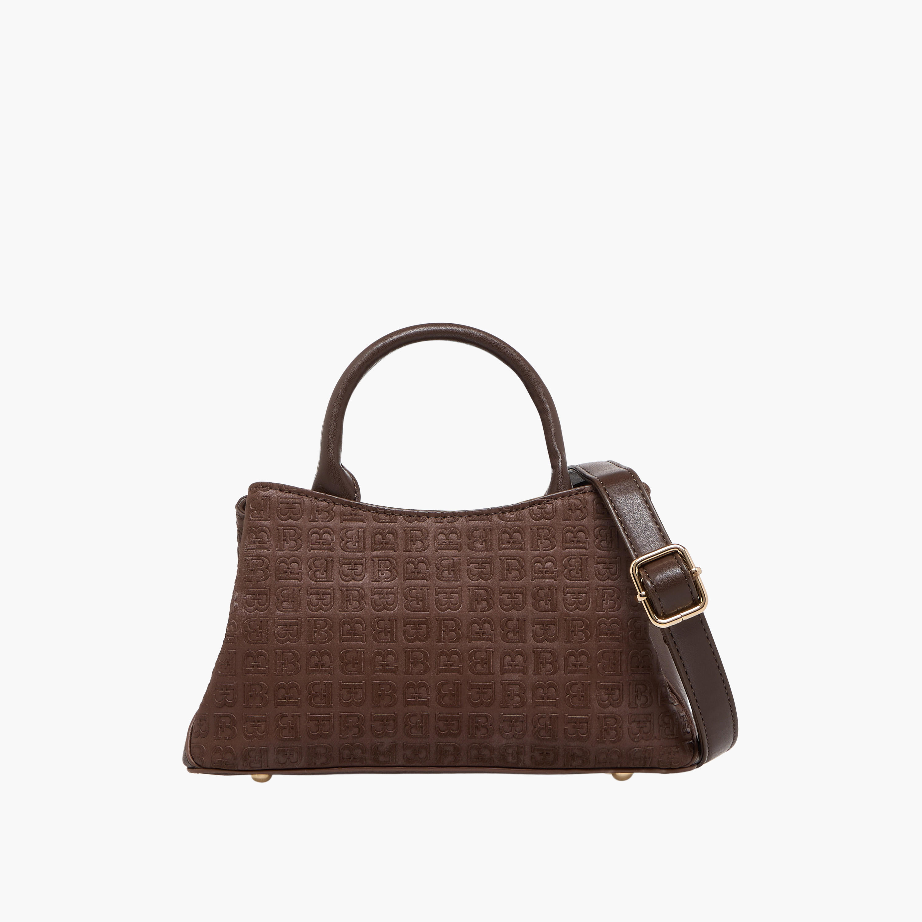 شنطة توت بنقوش مونوجرام وسحاب إغلاق من فلورا بيلا-women-bagsandwallets-handbags-image-1