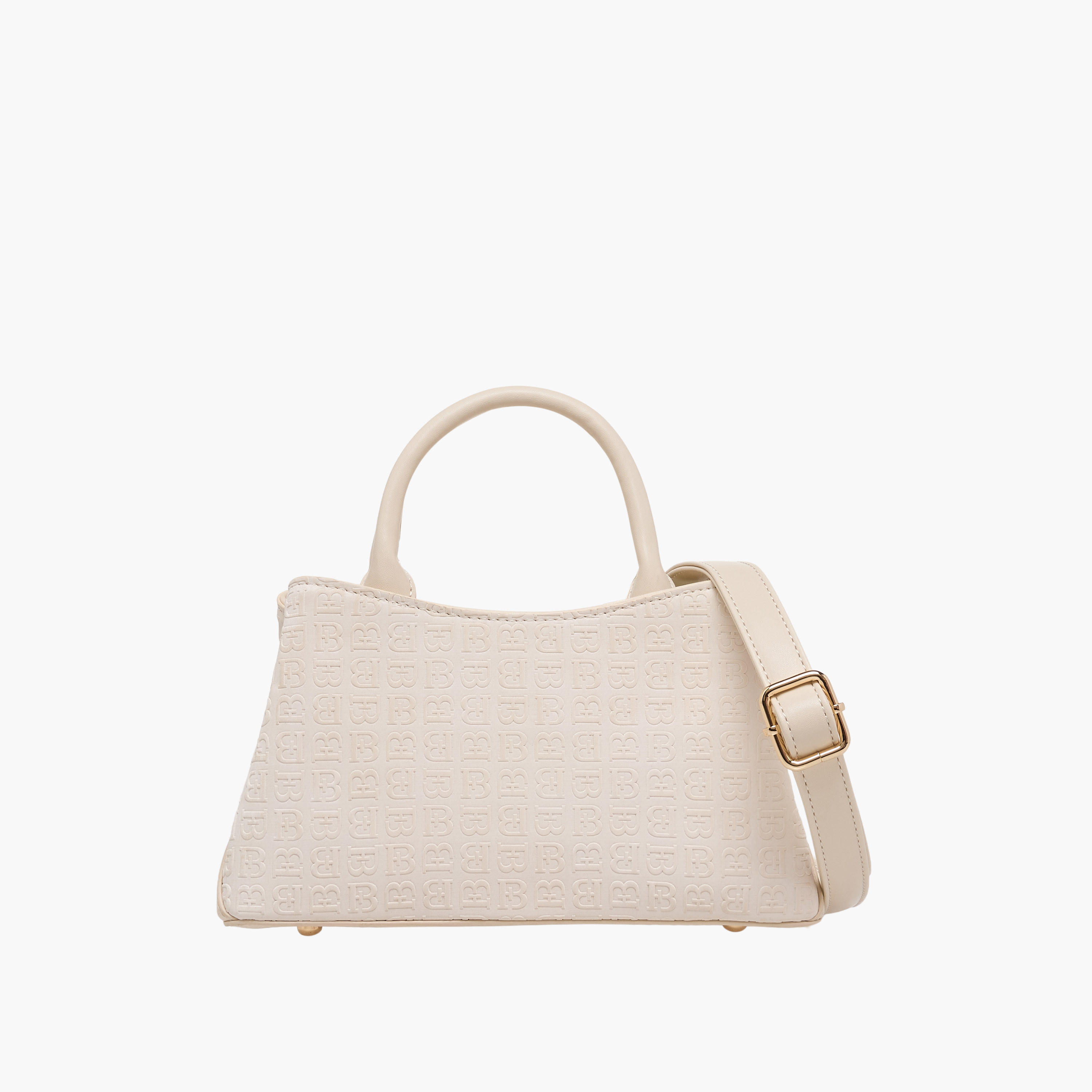 شنطة توت بنقوش مونوجرام وسحاب إغلاق من فلورا بيلا-women-bagsandwallets-handbags-image-1