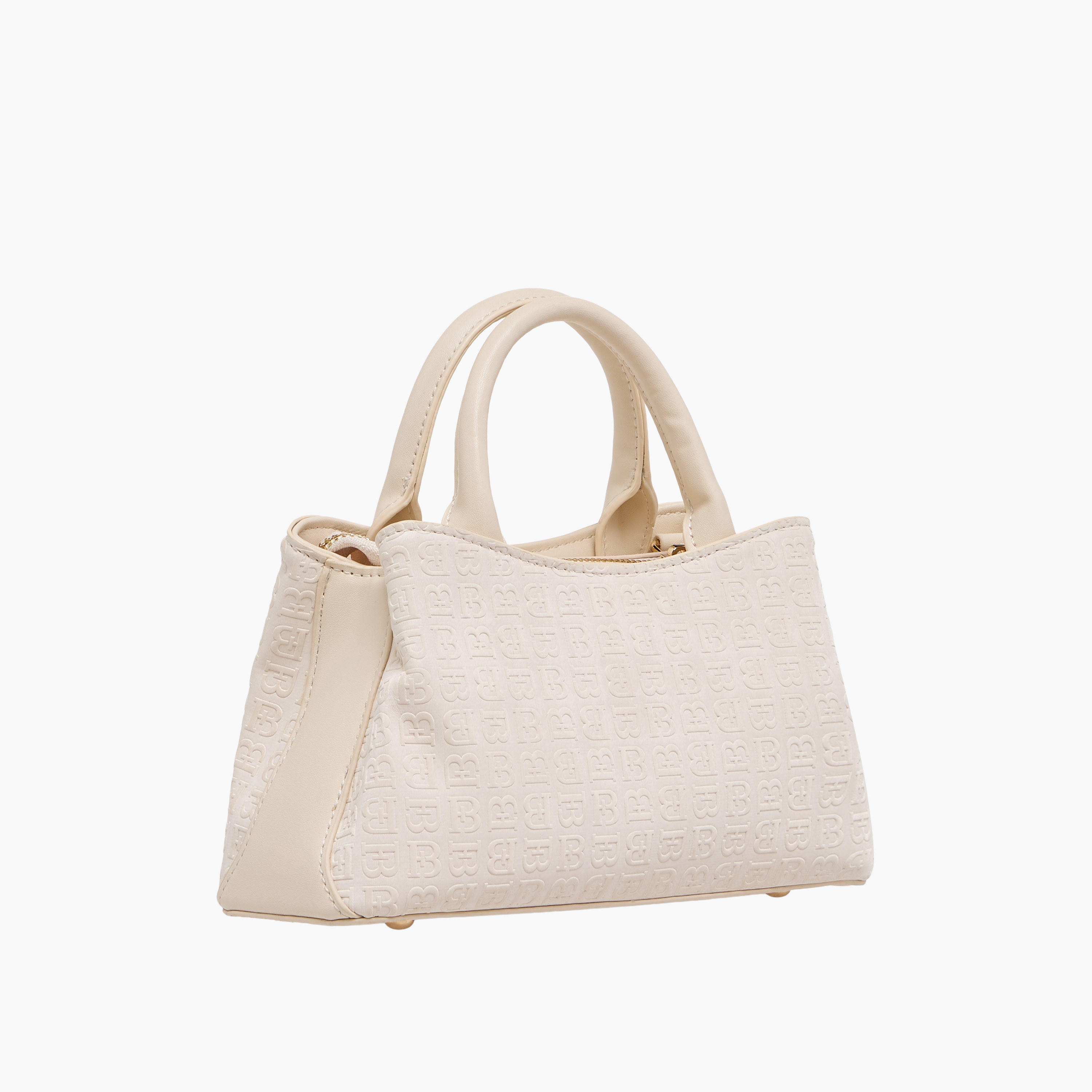 شنطة توت بنقوش مونوجرام وسحاب إغلاق من فلورا بيلا-women-bagsandwallets-handbags-image-4