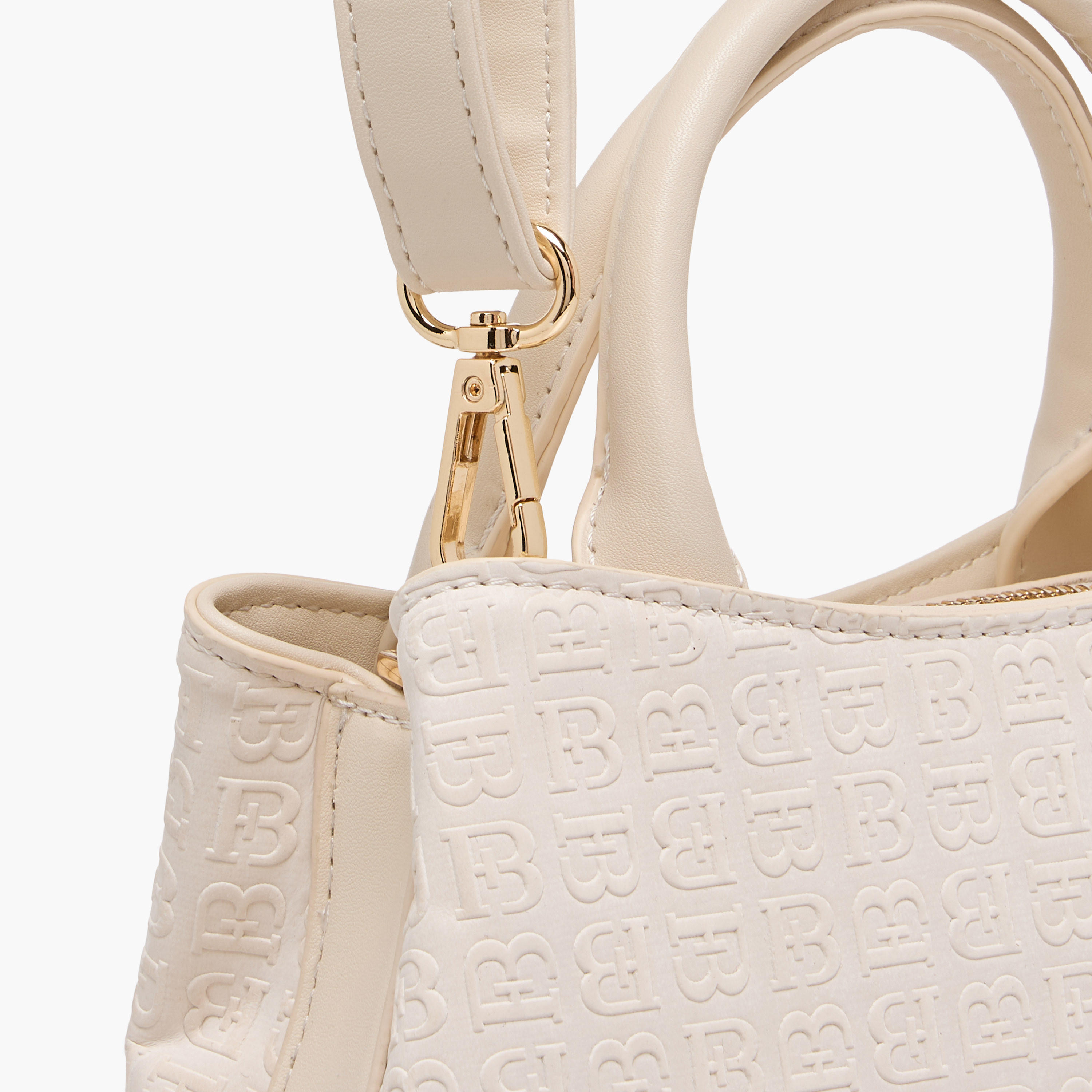 شنطة توت بنقوش مونوجرام وسحاب إغلاق من فلورا بيلا-women-bagsandwallets-handbags-image-6