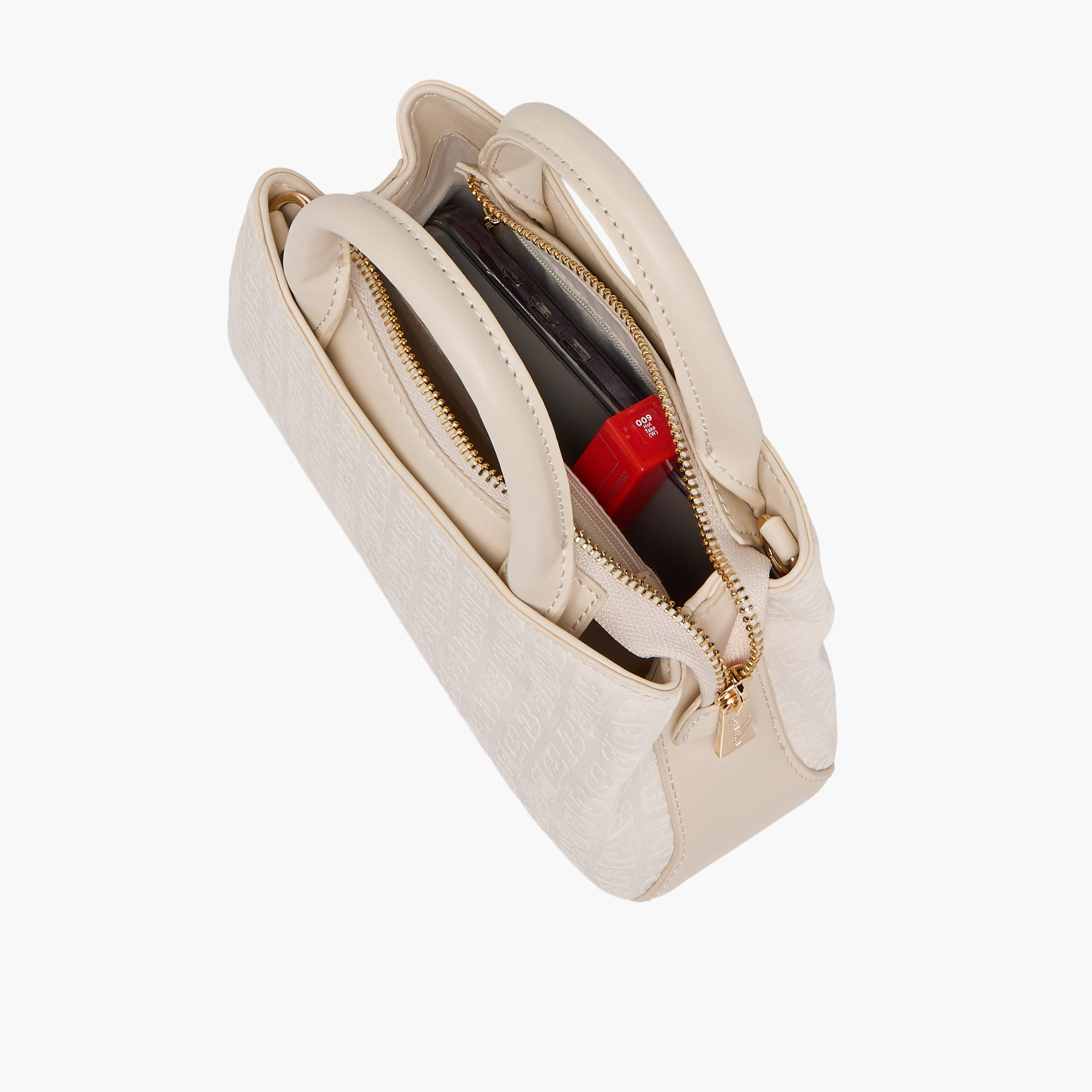 شنطة توت بنقوش مونوجرام وسحاب إغلاق من فلورا بيلا-women-bagsandwallets-handbags-image-9