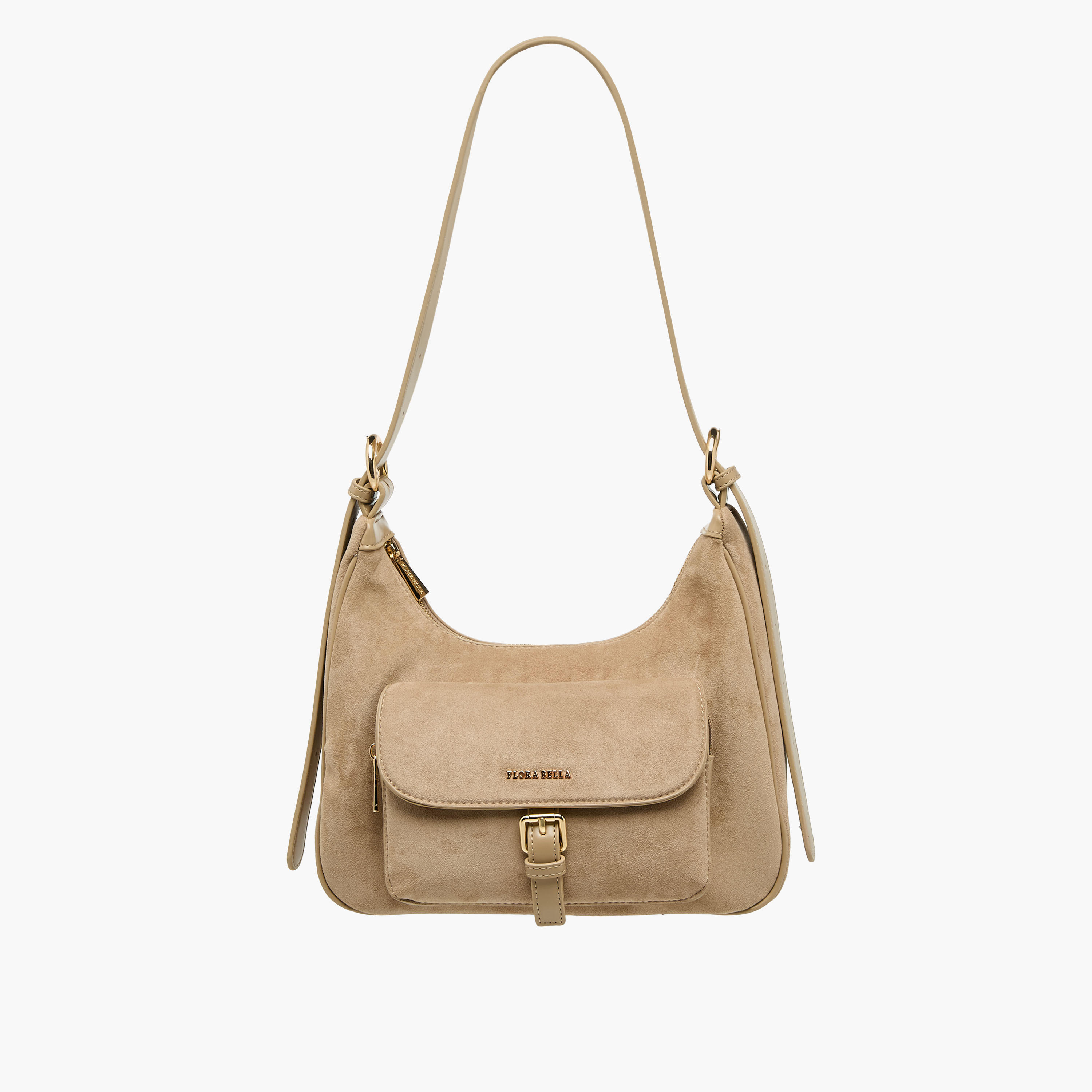 Flora Bella Solid Shoulder Bag with Adjustable Strap-women-bagsandwallets-handbags-image-1