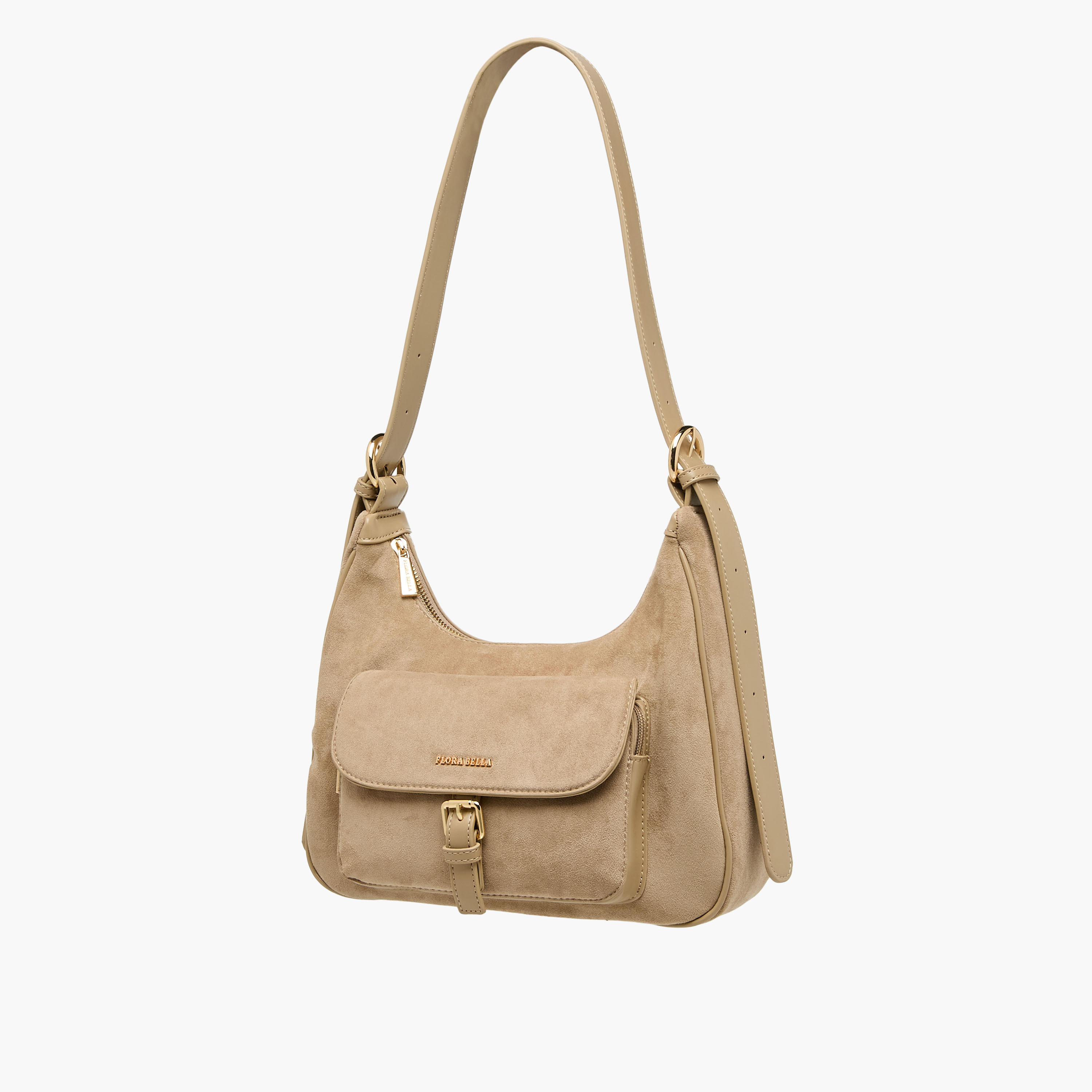Flora Bella Solid Shoulder Bag with Adjustable Strap-women-bagsandwallets-handbags-image-2
