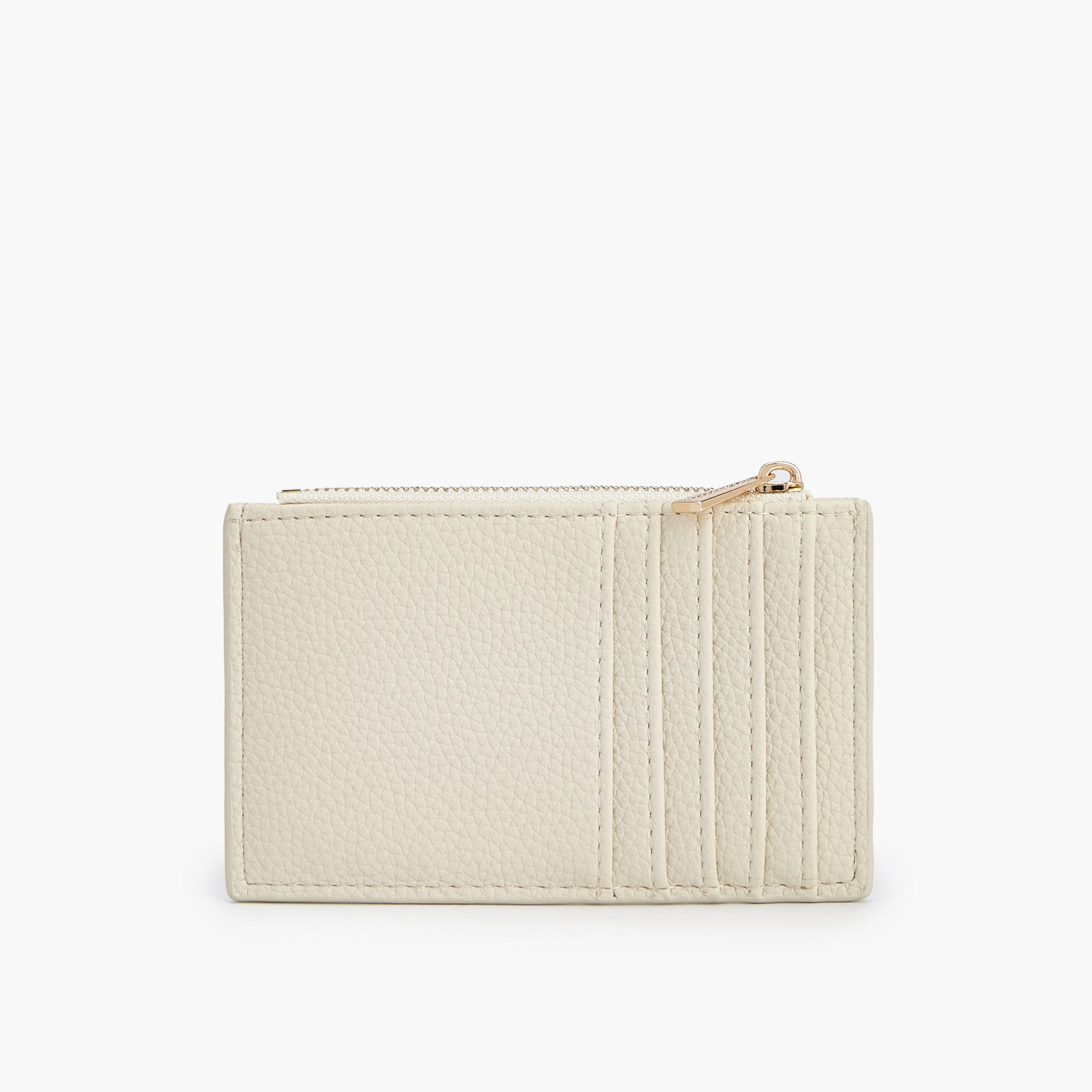 محفظة بطاقات بارزة الملمس بجيب عملات معدنية من فلورا بيلا-women-bagsandwallets-wallets-image-3
