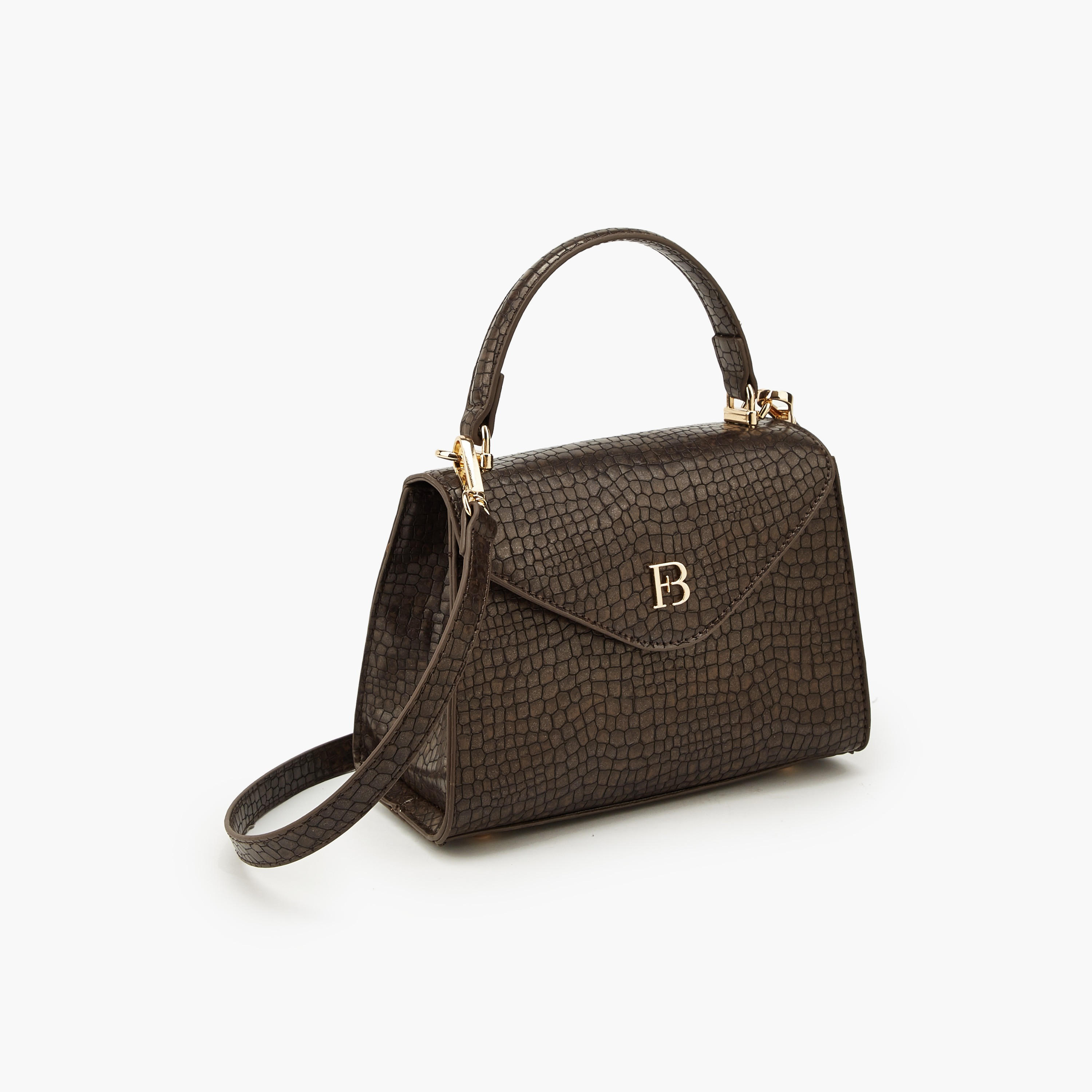 شنطة كروس بودي بارزة الملمس بحزام قابل للفصل من فلورا بيلا-women-bagsandwallets-handbags-image-3