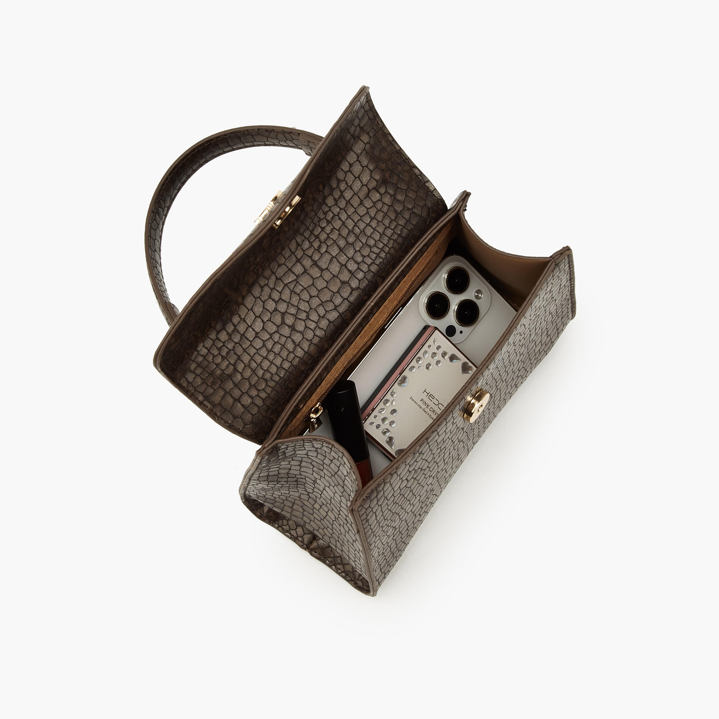 شنطة كروس بودي بارزة الملمس بحزام قابل للفصل من فلورا بيلا-women-bagsandwallets-handbags-image-7