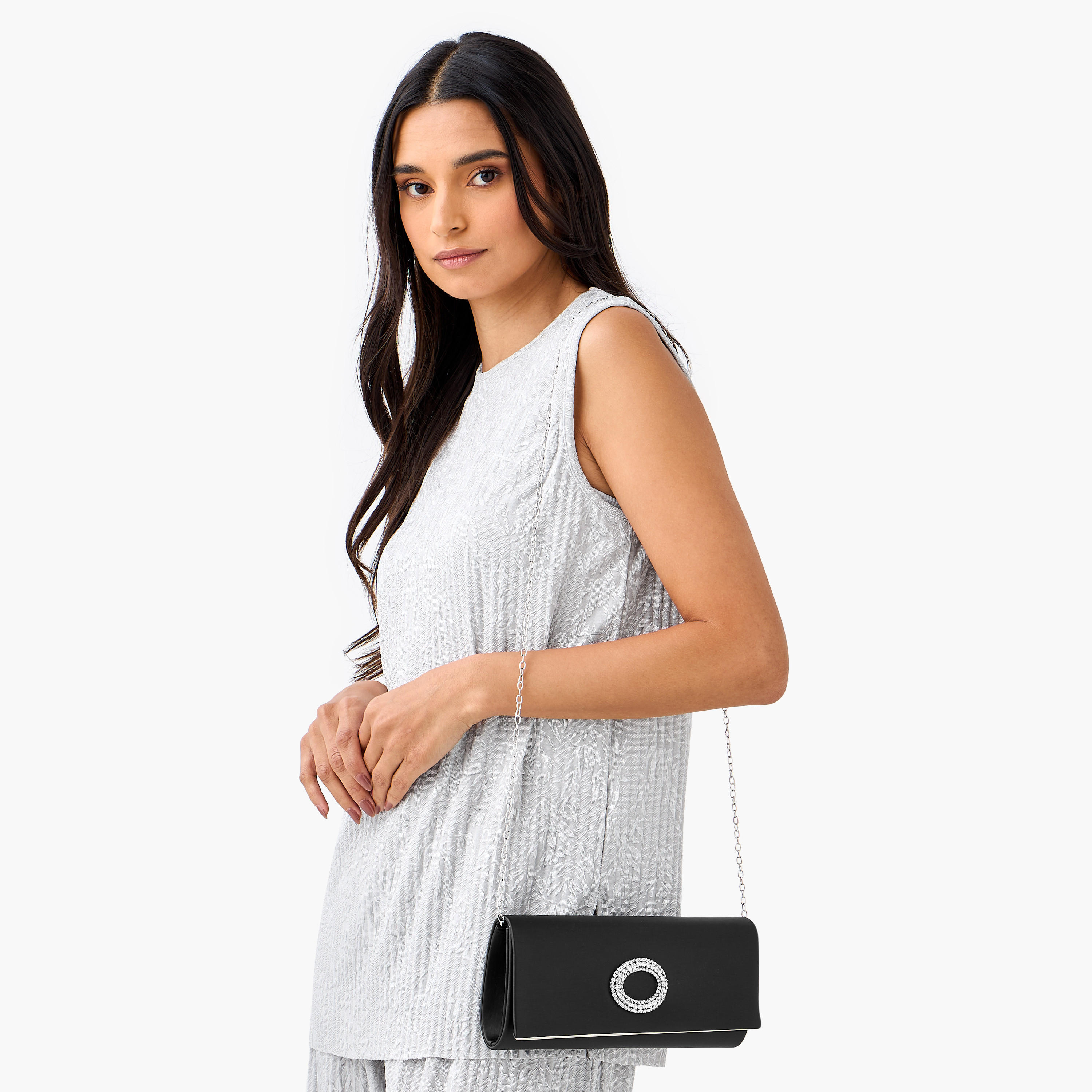 Flora Bella Embellished Clutch with Chain Strap-women-bagsandwallets-handbags-image-2