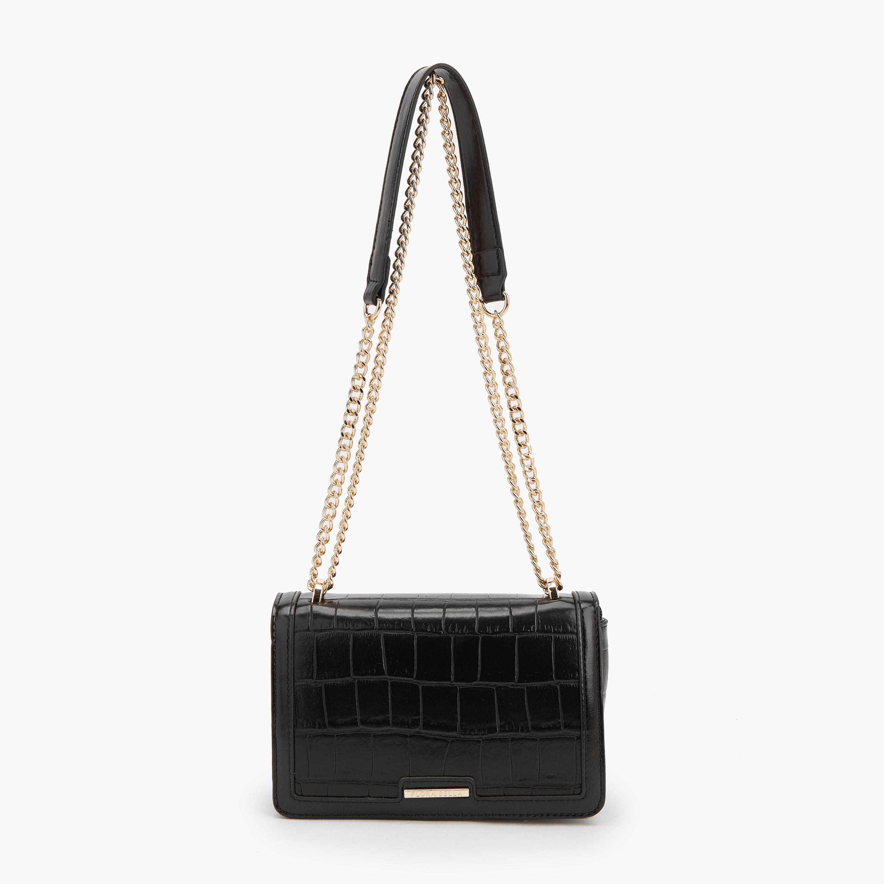شنطة كروس بودي بارزة الملمس بحزام سلسلة من فلورا بيلا-women-bagsandwallets-handbags-image-1