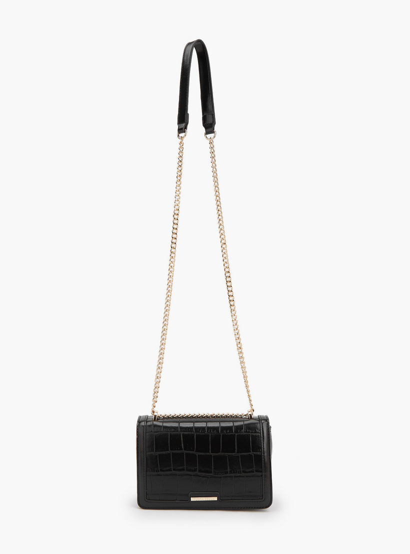 شنطة كروس بودي بارزة الملمس بحزام سلسلة من فلورا بيلا-women-bagsandwallets-handbags-image-2