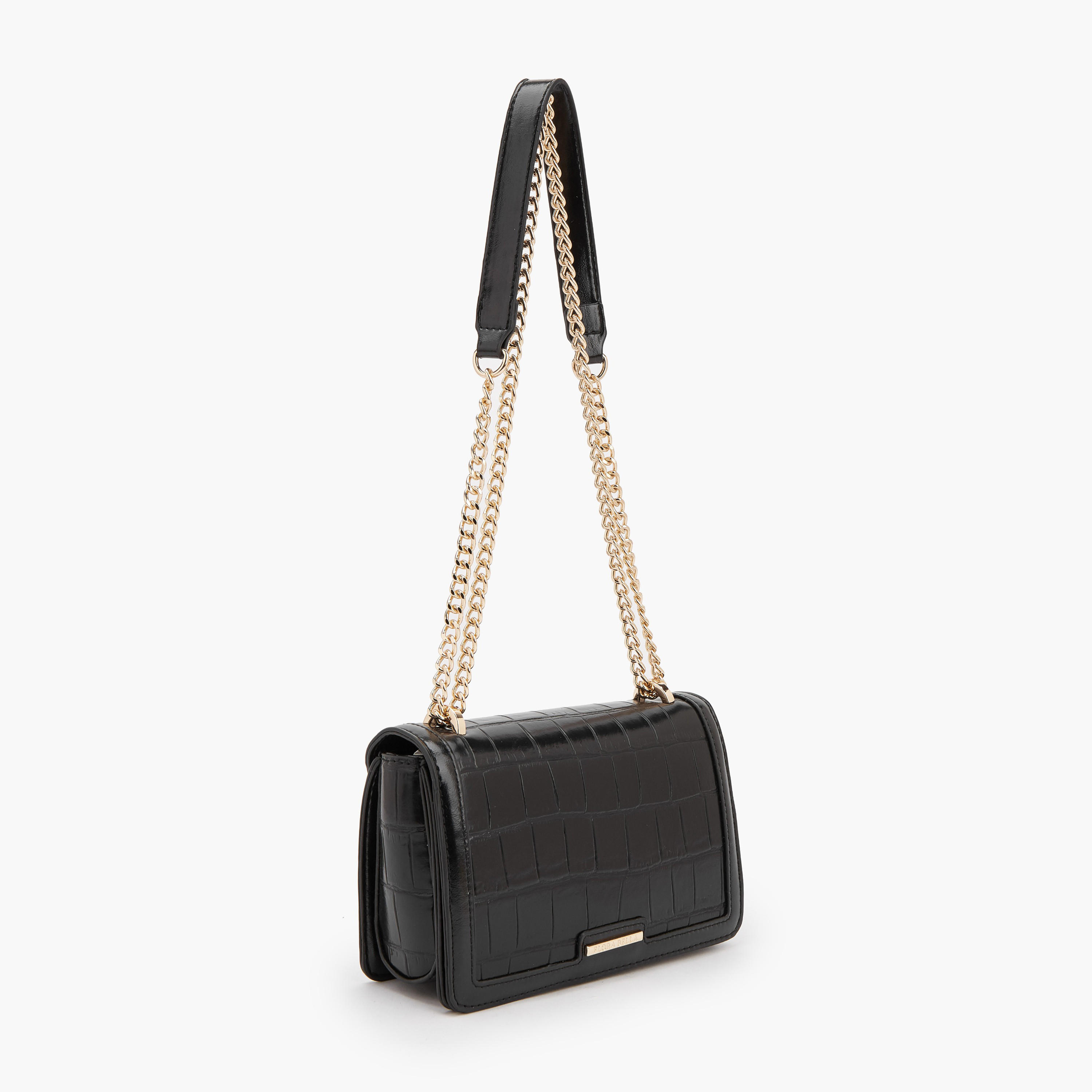 شنطة كروس بودي بارزة الملمس بحزام سلسلة من فلورا بيلا-women-bagsandwallets-handbags-image-3