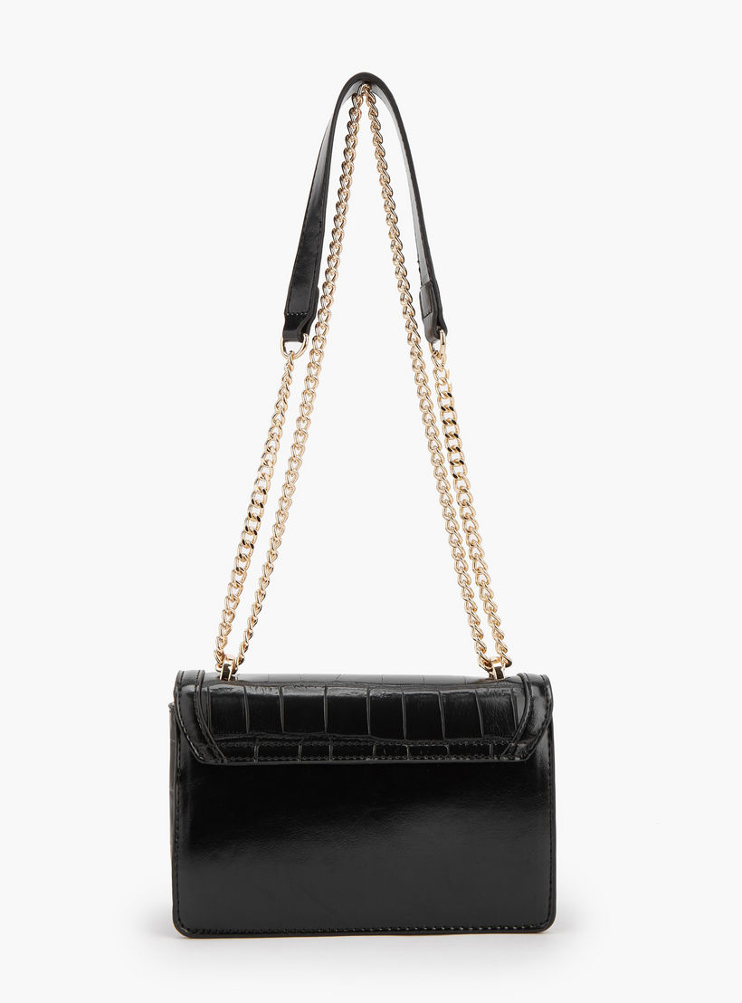 شنطة كروس بودي بارزة الملمس بحزام سلسلة من فلورا بيلا-women-bagsandwallets-handbags-image-5