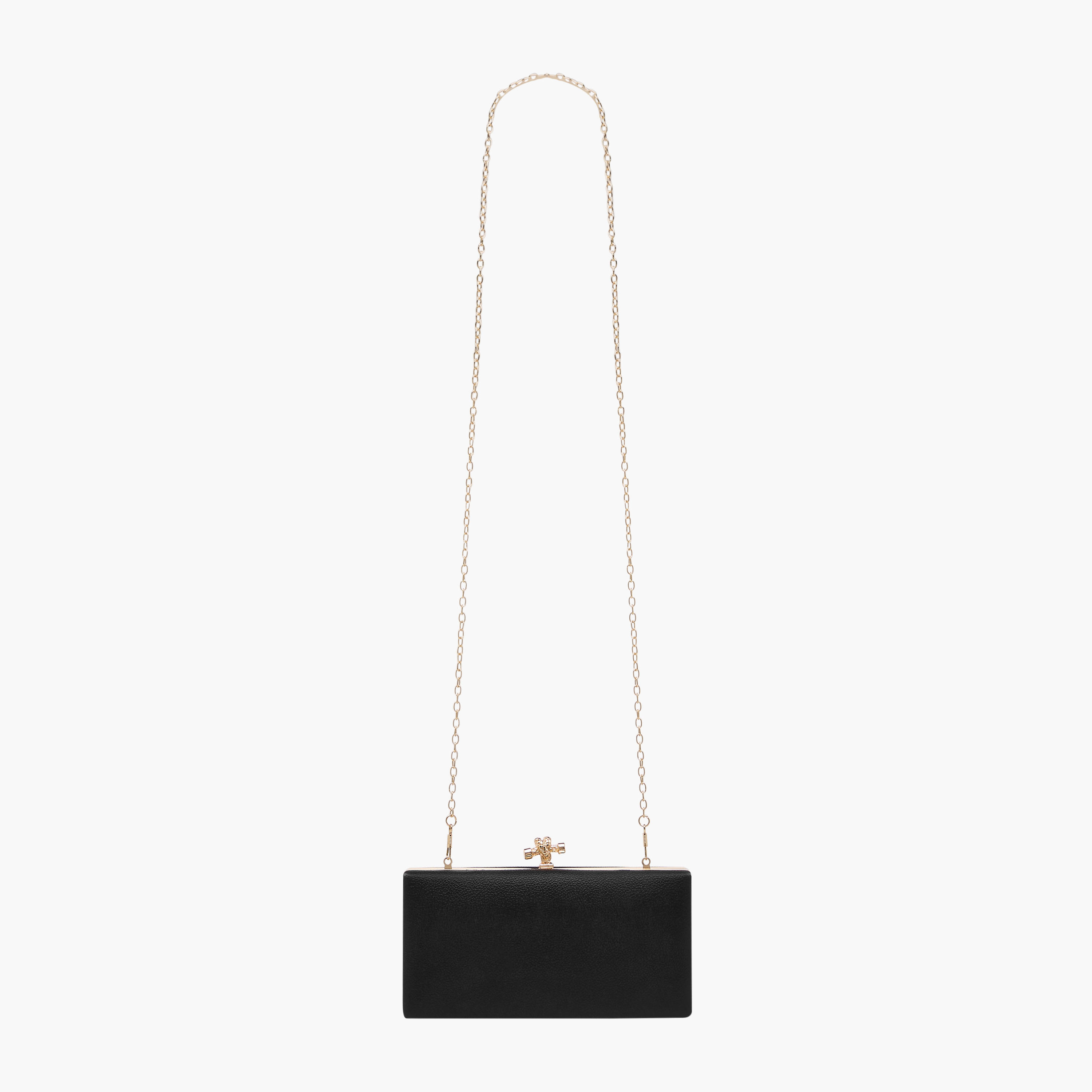 Flora Bella Solid Clutch with Chain Strap-women-bagsandwallets-handbags-image-3