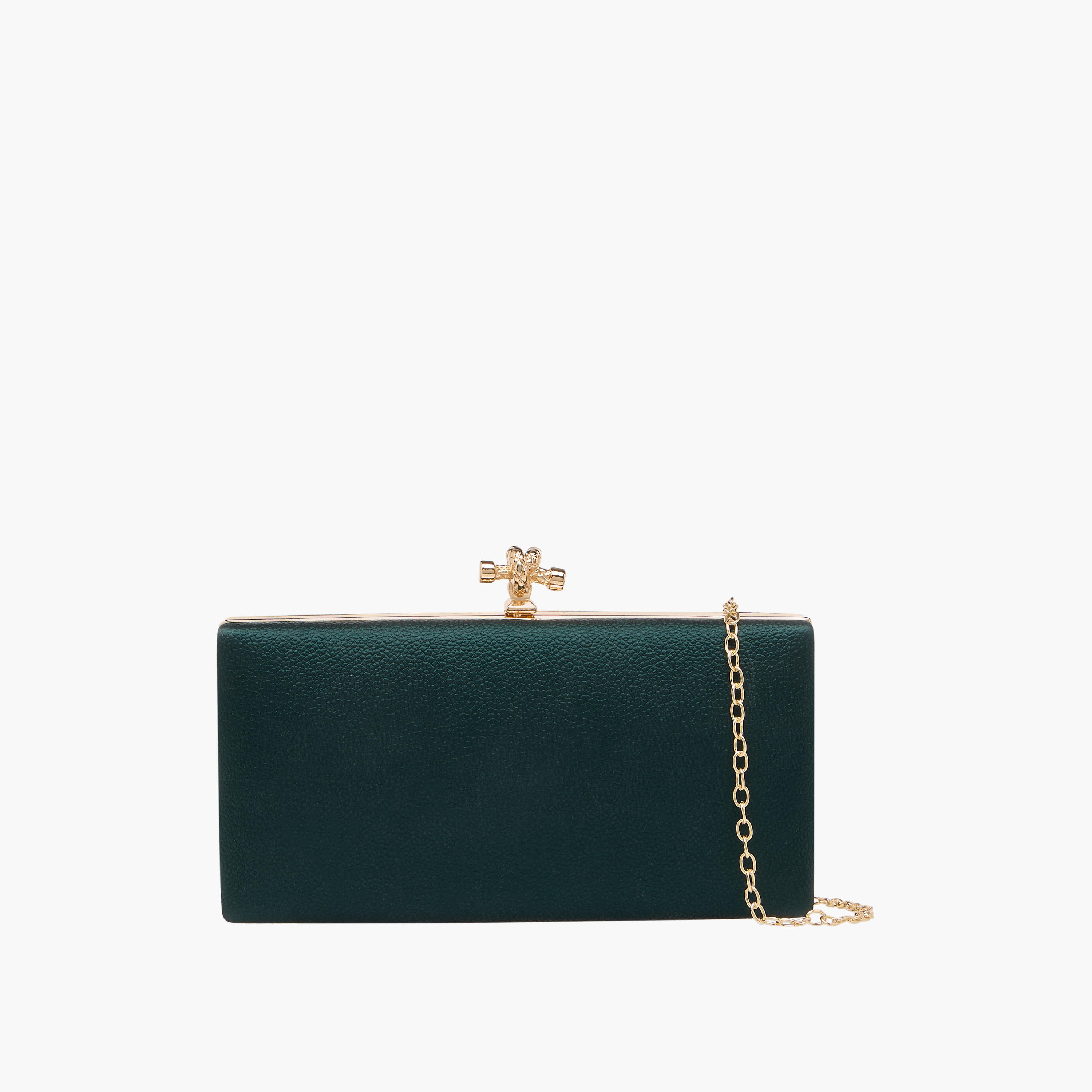 Flora Bella Solid Clutch with Chain Strap-women-bagsandwallets-handbags-image-1